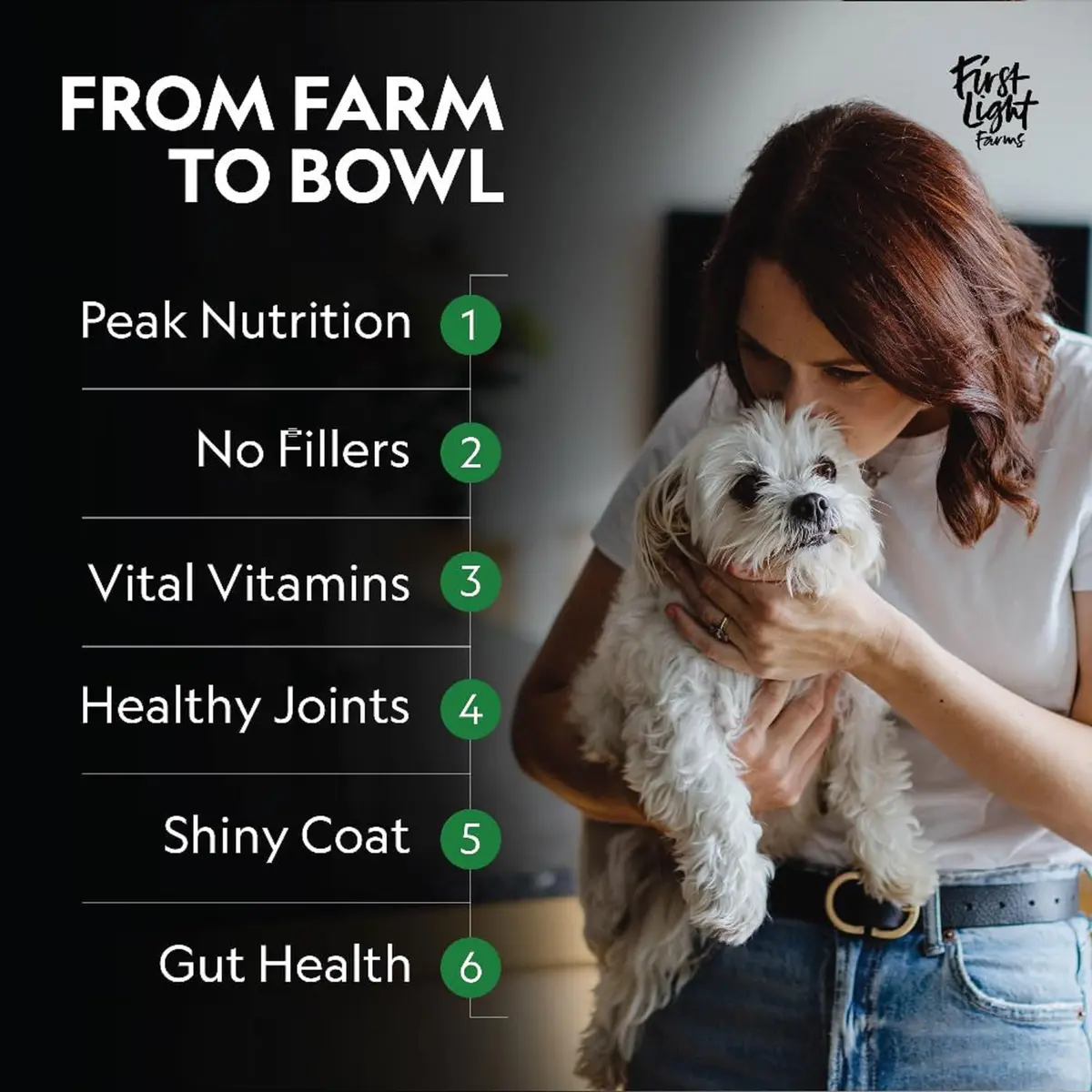 First Light Farms Freeze-Dried Wagyu Beef Dog Food Topper 0.68 kg (1.5 lb) | High Protein Treat for All Breeds - view 9