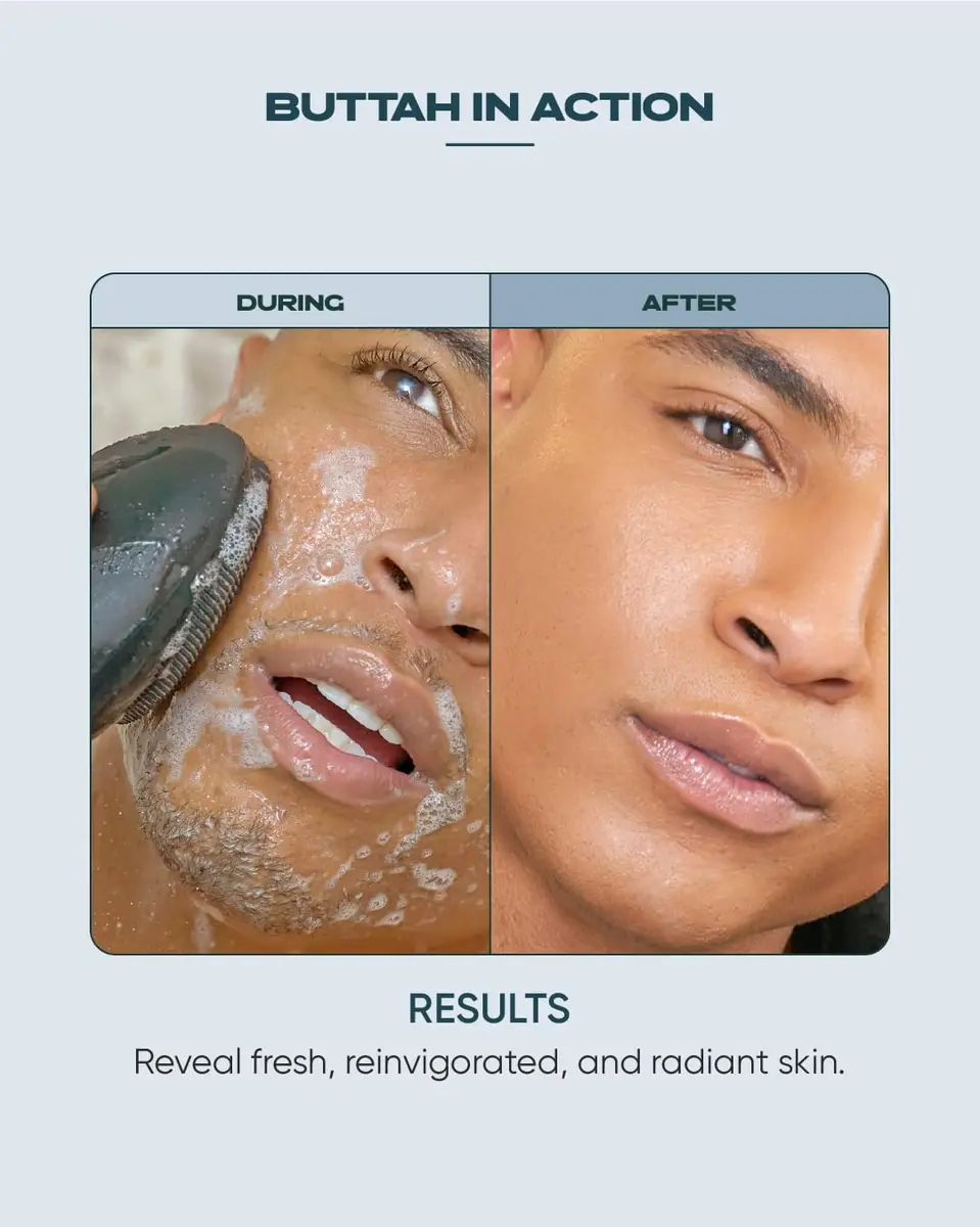 Buttah Skin by Dorion Renaud Buttah Vibe Cleansing Brush with Stand | Sonic Pulsating Face Brush for Deep Cleansing & Gentle Exfoliation - view 6