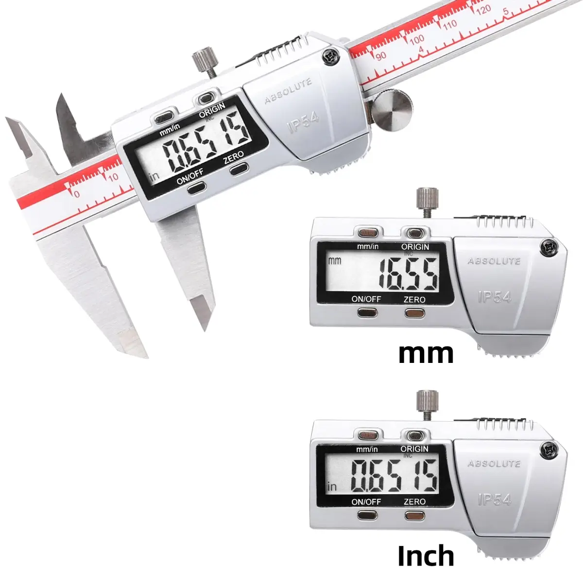 VINCA Absolute Origin IP54 Digital Caliper 150mm (6 Inch) | Precision Measurement with Glass Scale - view 2