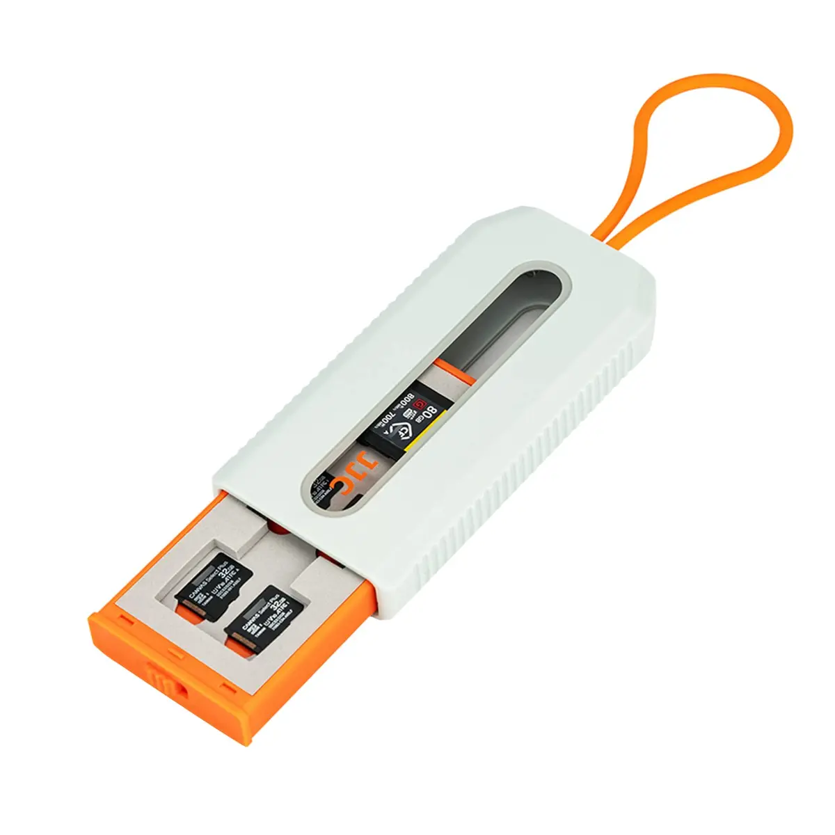 JJC Memory Card Case for 6 CFexpress Type A & 12 Micro SD Cards | Pop-up & Transparent Window - main product image