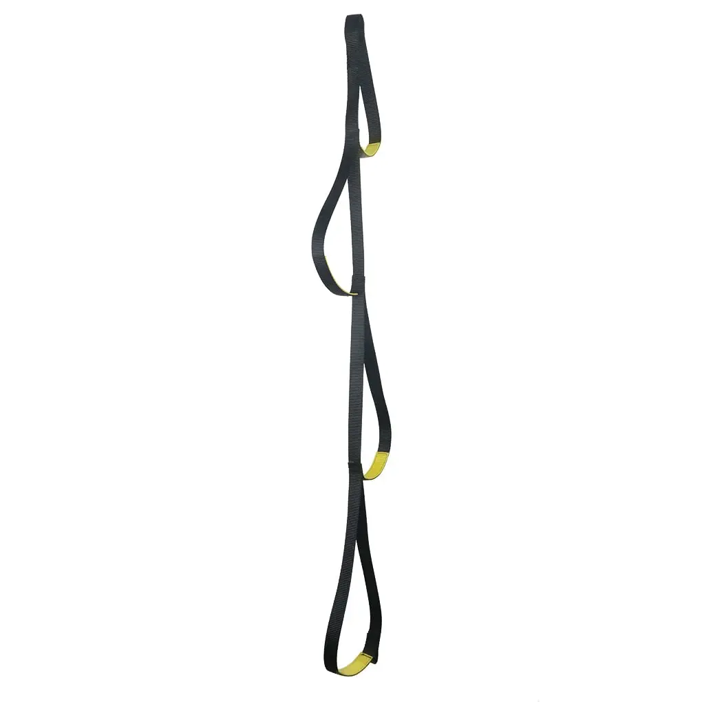 NewDoar Foot Ascender Loop for Climbing Tree Arborist Black Green | Adjustable Rope Climbing Aid - view 7
