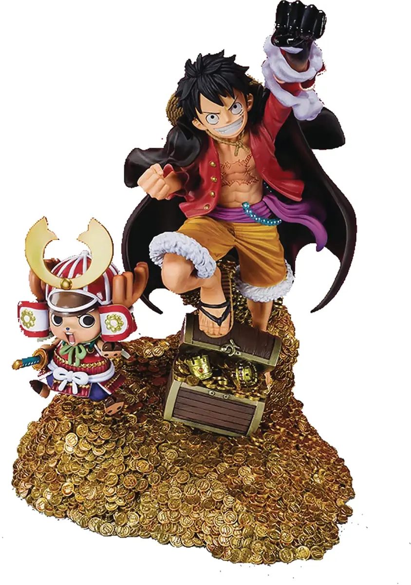 TAMASHII NATIONS Monkey D. Luffy WT100 Commemorative FiguartsZERO Statue 19.05 cm (7.5 inches) | Eiichiro Oda Illustration - main product image