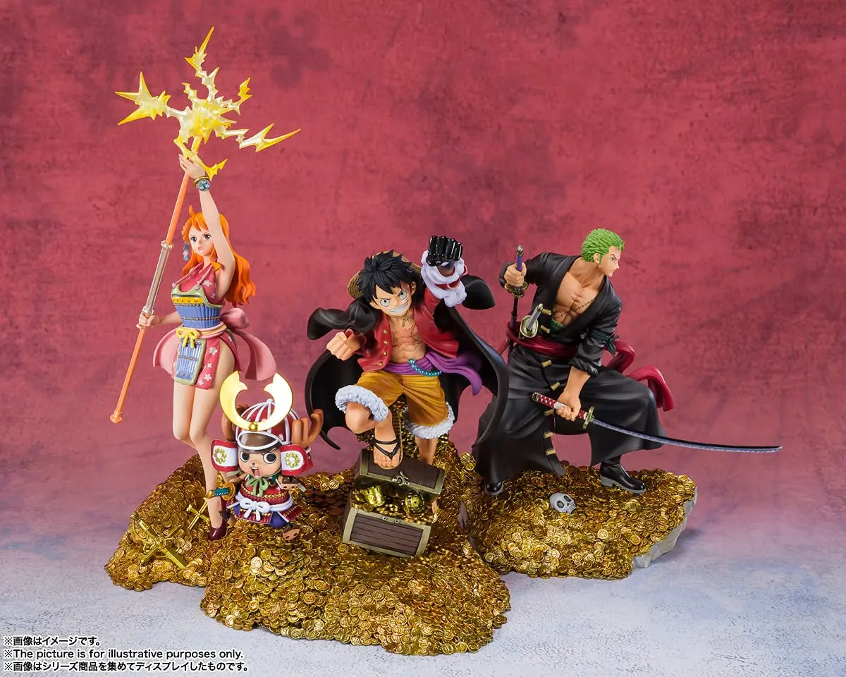 TAMASHII NATIONS Monkey D. Luffy WT100 Commemorative FiguartsZERO Statue 19.05 cm (7.5 inches) | Eiichiro Oda Illustration - view 6