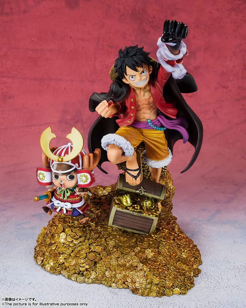 TAMASHII NATIONS Monkey D. Luffy WT100 Commemorative FiguartsZERO Statue 19.05 cm (7.5 inches) | Eiichiro Oda Illustration - view 2