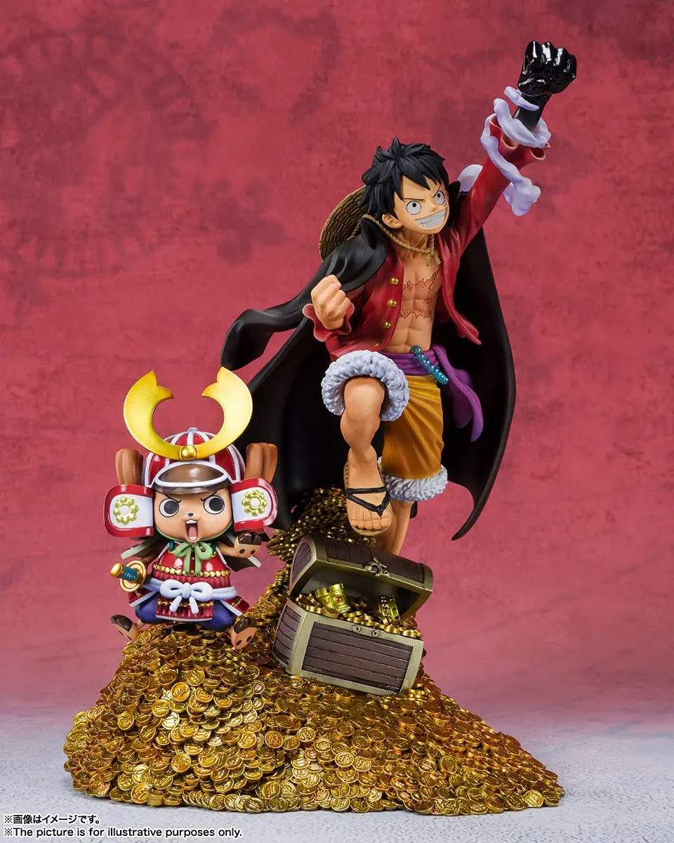 TAMASHII NATIONS Monkey D. Luffy WT100 Commemorative FiguartsZERO Statue 19.05 cm (7.5 inches) | Eiichiro Oda Illustration - view 3