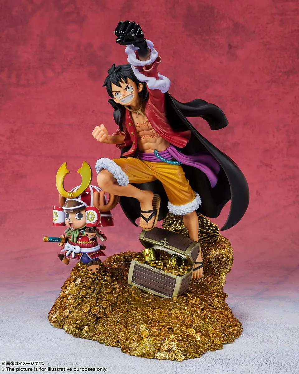 TAMASHII NATIONS Monkey D. Luffy WT100 Commemorative FiguartsZERO Statue 19.05 cm (7.5 inches) | Eiichiro Oda Illustration - view 4