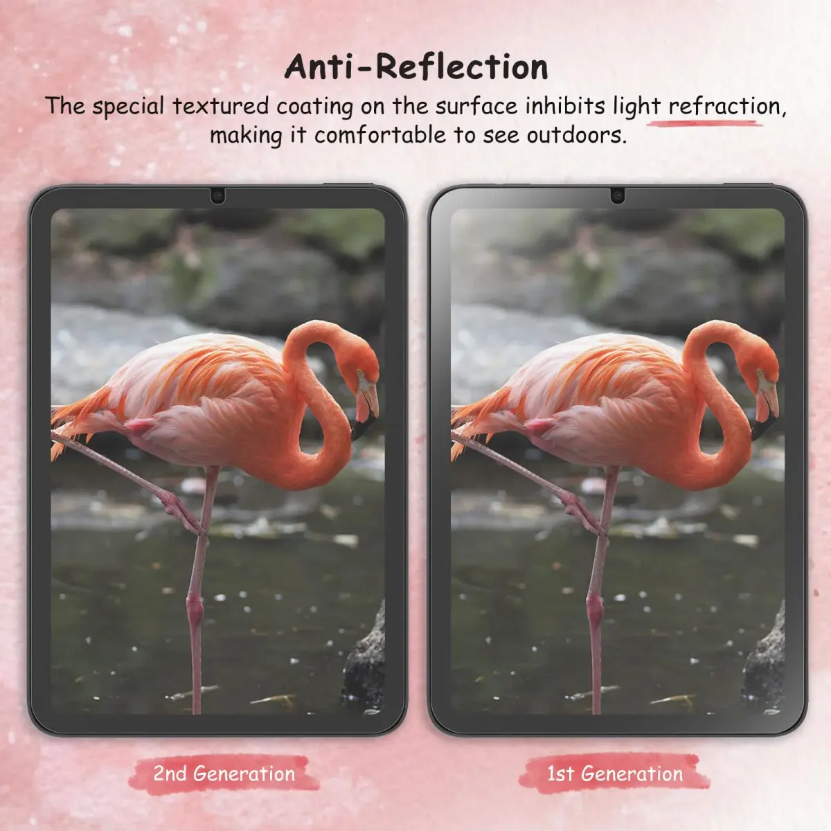 bersem Paperfeel Screen Protector for iPad Mini 7 (A17 Pro) / Mini 6 (8.3 inch) | Matte, Anti-Glare, Apple Pencil Compatible - view 5