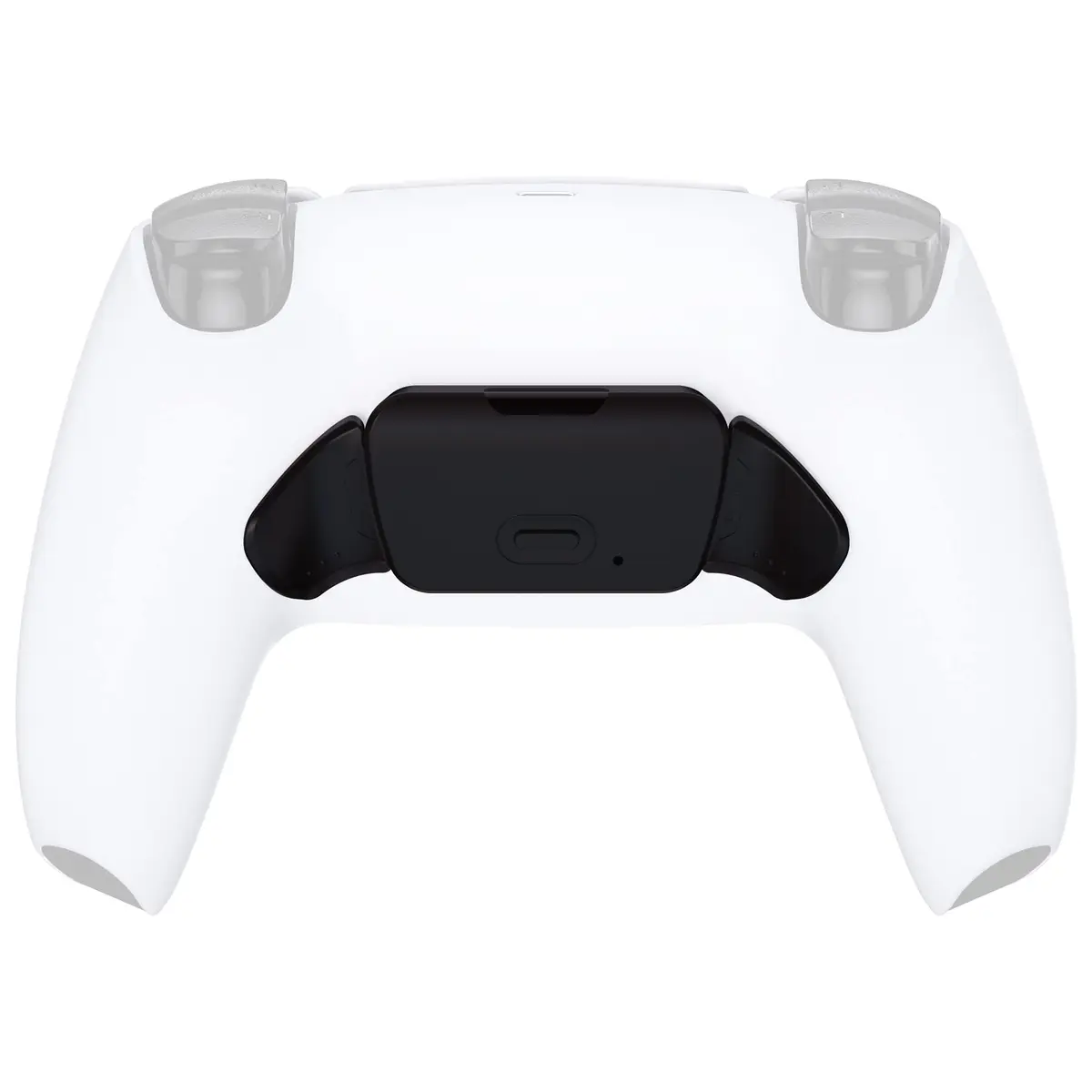 eXtremeRate Solid Black Replacement K1 K2 Back Buttons for PS5 RISE Remap Kit | Ergonomic ABS Plastic - main product image