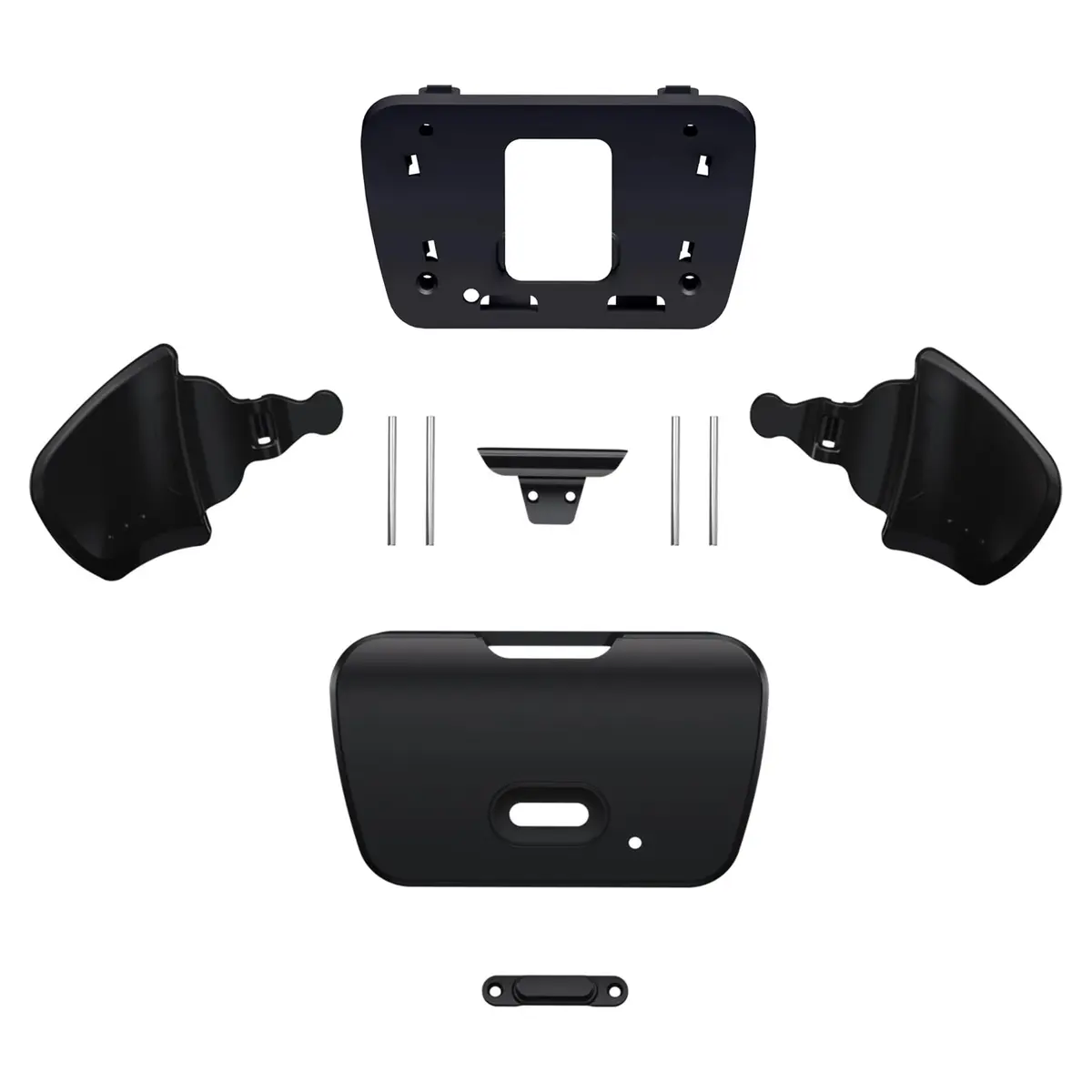 eXtremeRate Solid Black Replacement K1 K2 Back Buttons for PS5 RISE Remap Kit | Ergonomic ABS Plastic - view 3