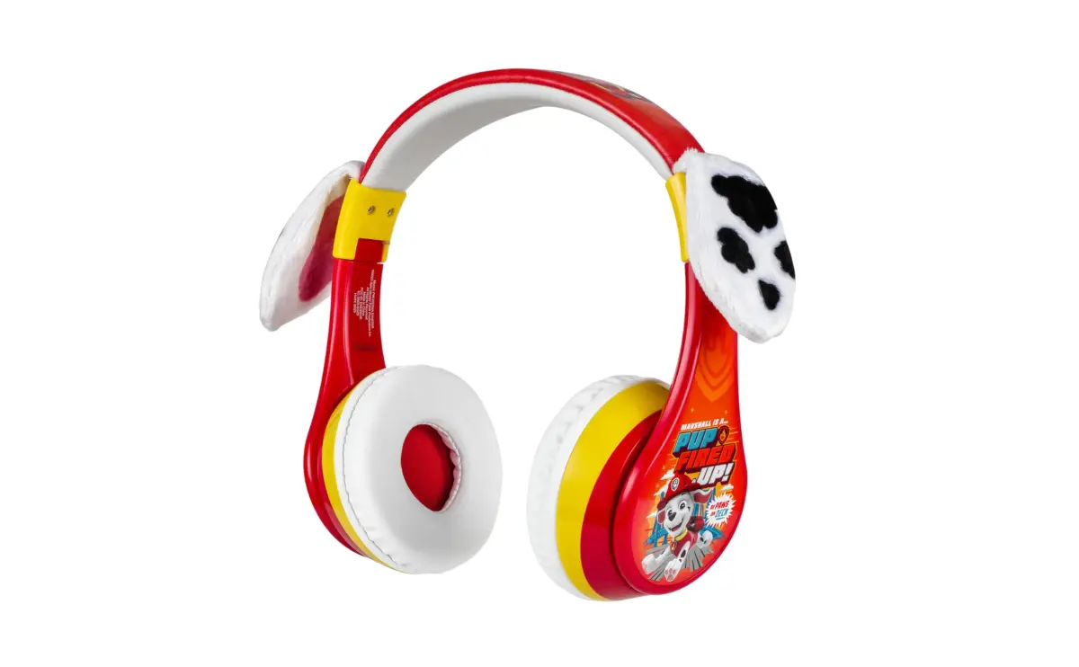 eKids Paw Patrol Marshall Bluetooth Headphones for Kids | Kid-Friendly Stereo Sound - main product image