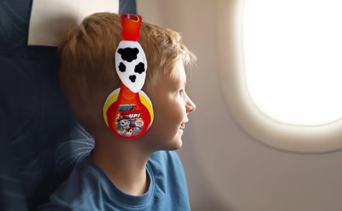 eKids Paw Patrol Marshall Bluetooth Headphones for Kids | Kid-Friendly Stereo Sound - view 5