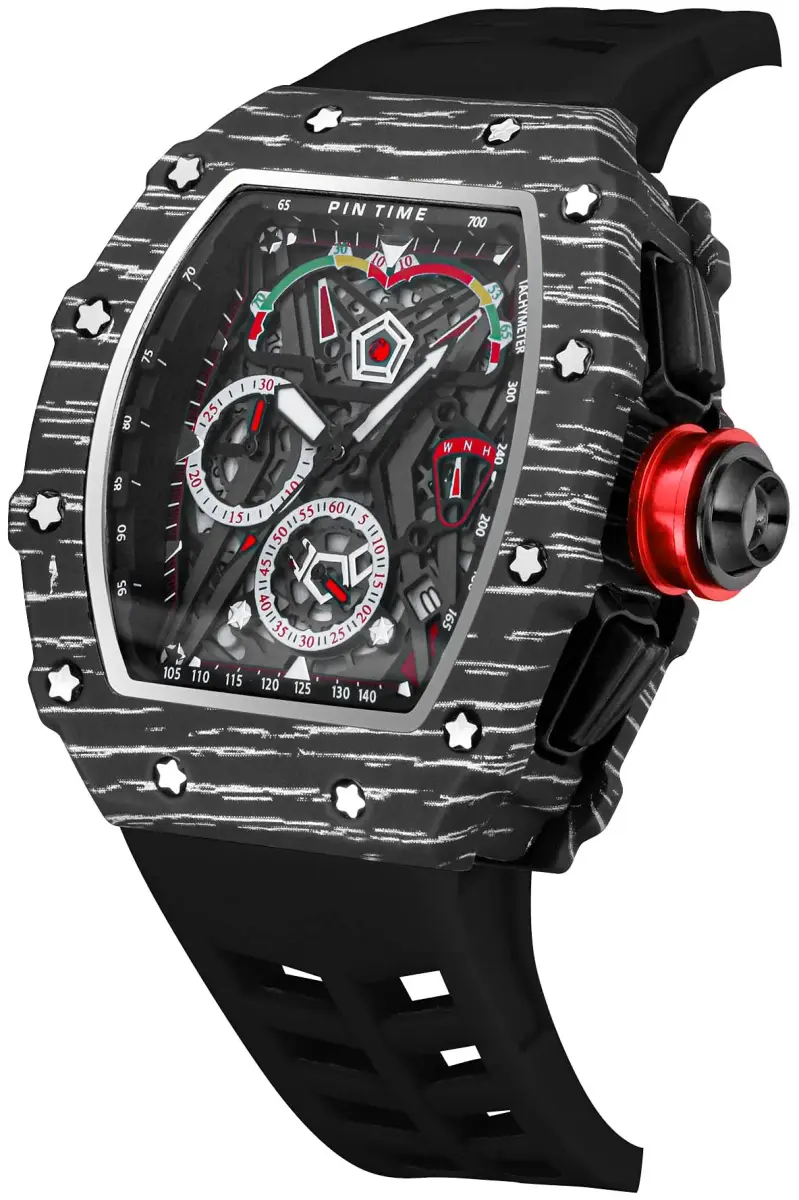 FANMIS Tonneau Square Watch for Men | 45mm Case, Japanese Quartz Movement, Water Resistant 30M - view 4