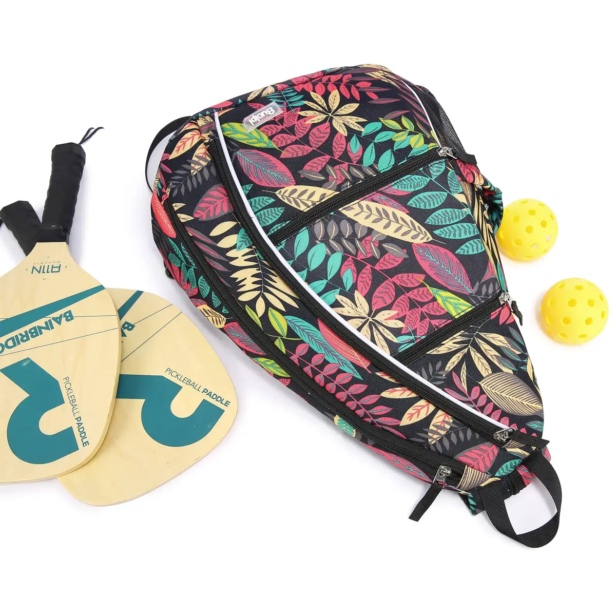 Sucipi Pickleball Bag for Men & Women,Convertible Backpack with Fence Hook | Large Capacity, Water-Resistant Nylon, 6 Paddle Slots - view 6