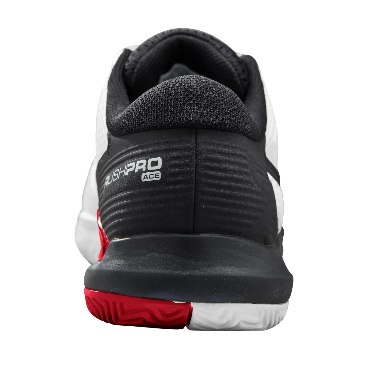 Wilson Rush Pro Ace Men's Tennis Shoe - White/Black/Poppy Red | All Court Stability & Comfort (70-120 chars) - view 7