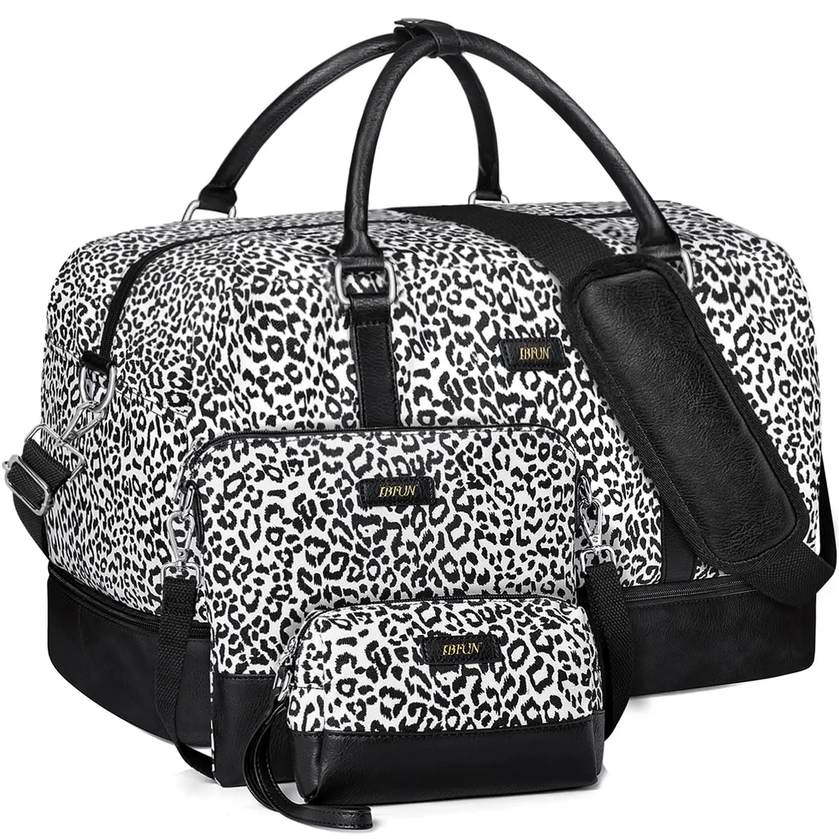 IBFUN Weekender Bags for Women, 21" Travel Duffle with Shoe Compartment | Large Capacity & Waterproof - main product image