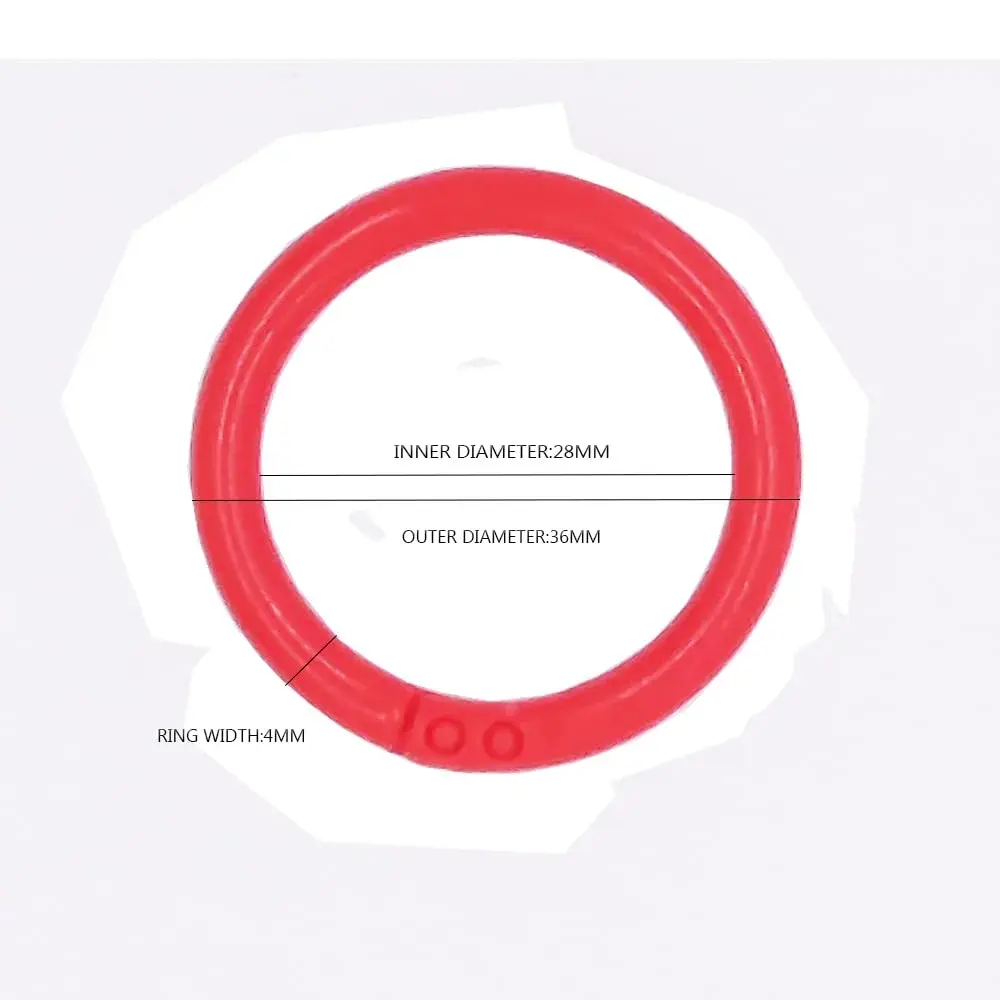 WJASI Plastic Binder Rings 1 Inch (25mm) | 140 Pack Colorful Keychain Clips for Index Cards, Scrapbooks, Documents - view 3