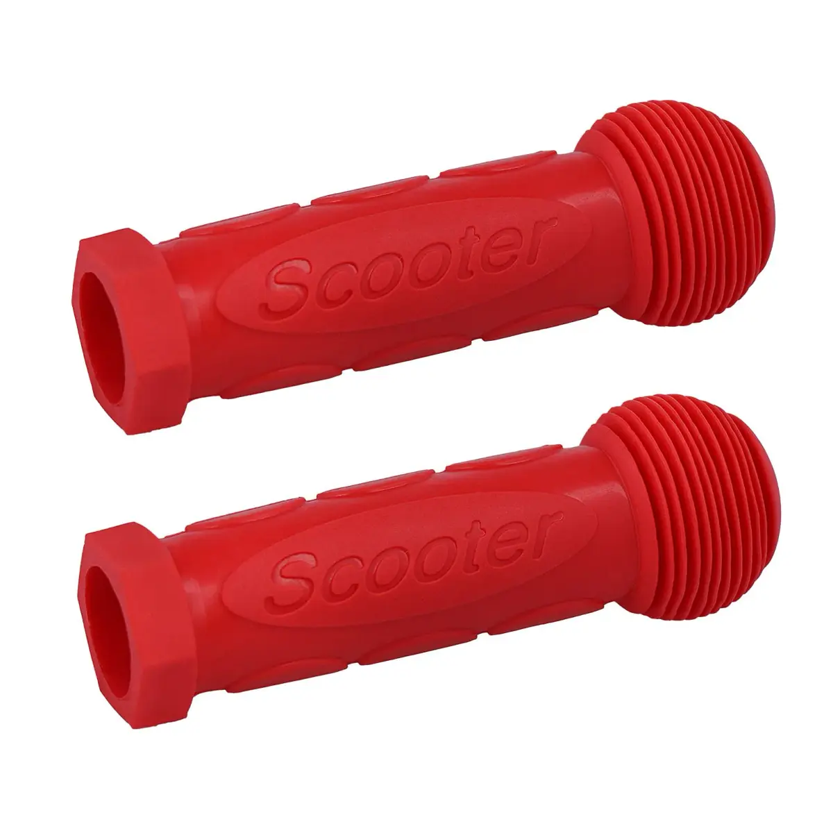 Gladeer Kids Scooter Handle Grips Replacement Handlebars 21mm-24mm Inner Diameter | 2-Pack Red - main product image