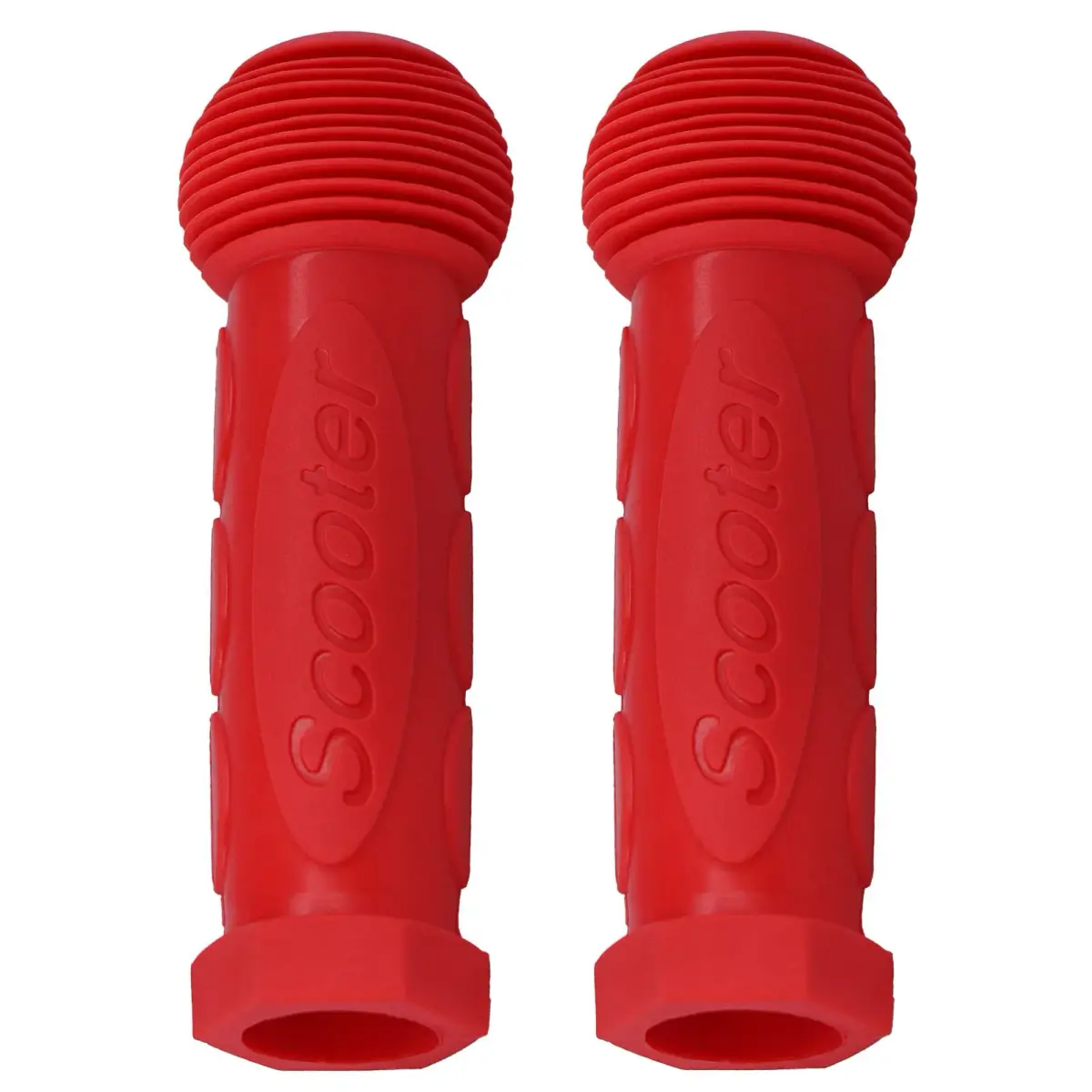 Gladeer Kids Scooter Handle Grips Replacement Handlebars 21mm-24mm Inner Diameter | 2-Pack Red - view 2
