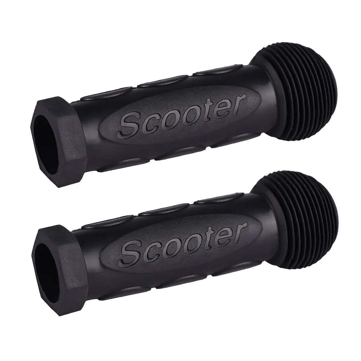 Gladeer Kids Scooter Handle Grips Replacement Handlebars for 21-24mm Bars, 2-Pack (Black) - main product image