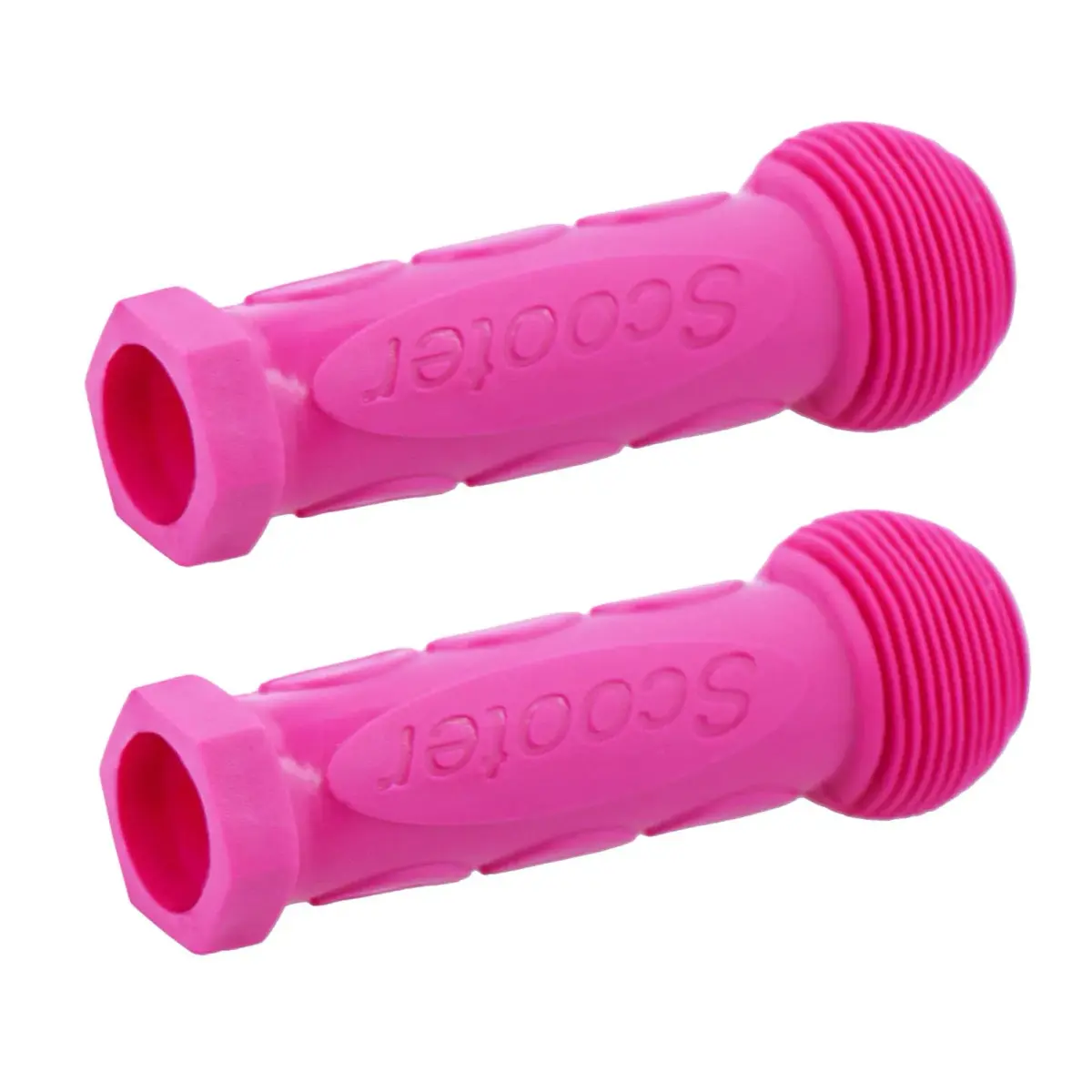 Gladeer Kids Scooter Handle Grips Replacement Handlebars for 2/3/4 Wheels Child Kick Scooters Bike Rocking Car, 2-Pack (Pink) - main product image