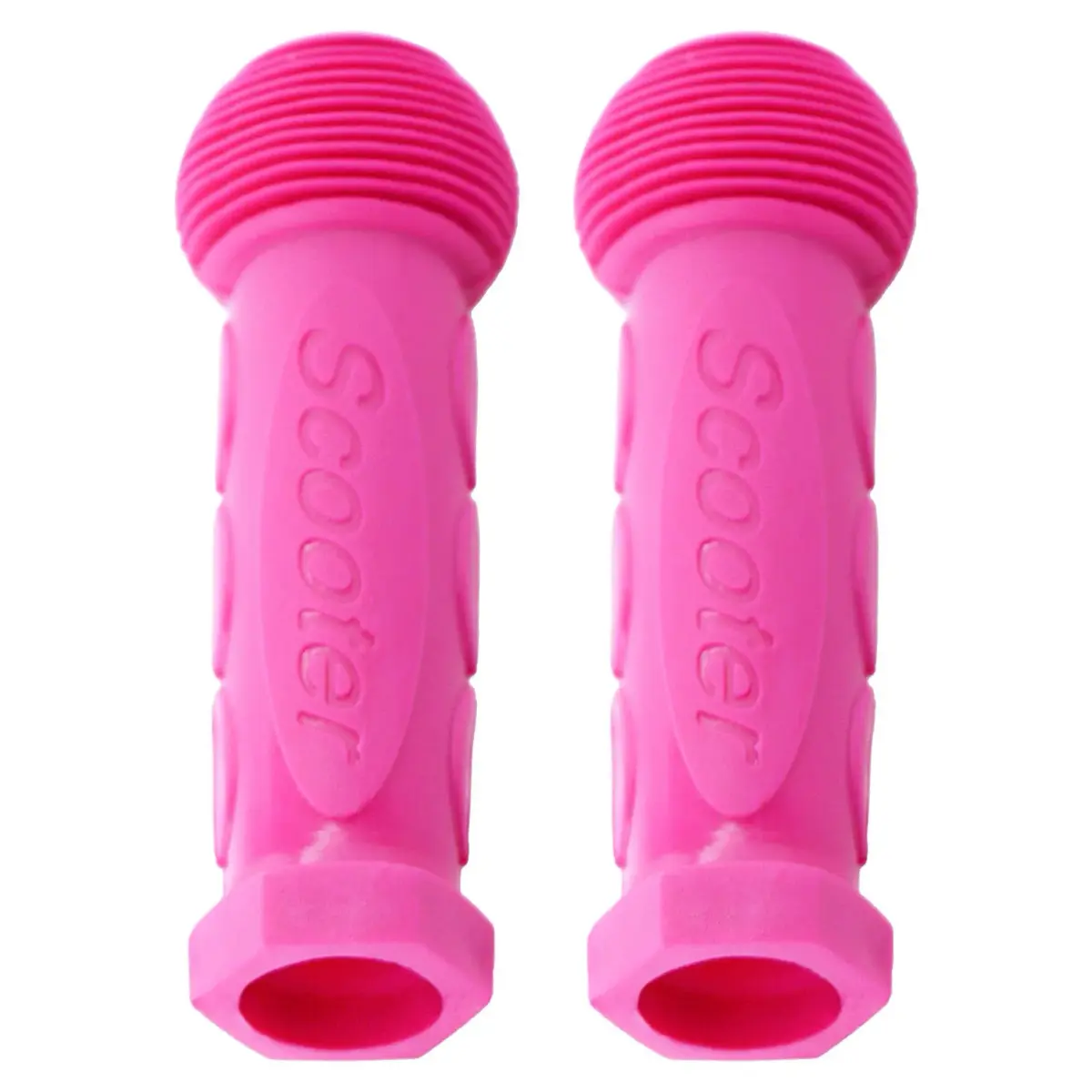 Gladeer Kids Scooter Handle Grips Replacement Handlebars for 2/3/4 Wheels Child Kick Scooters Bike Rocking Car, 2-Pack (Pink) - view 2