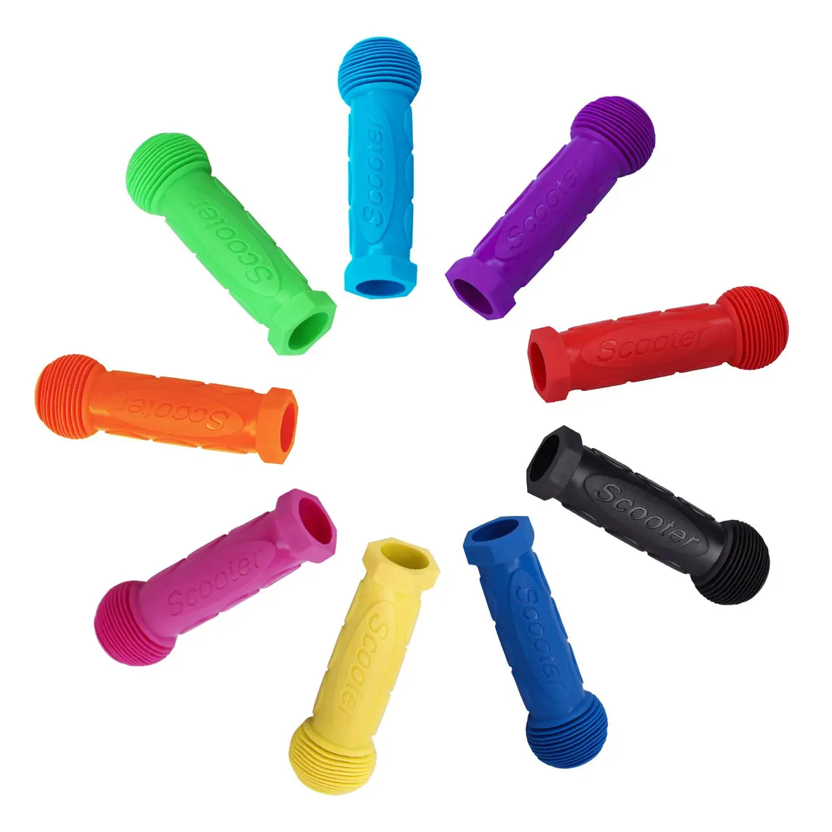 Gladeer Kids Scooter Handle Grips Replacement Handlebars for 2/3/4 Wheels Child Kick Scooters Bike Rocking Car, 2-Pack (Blue) - view 3