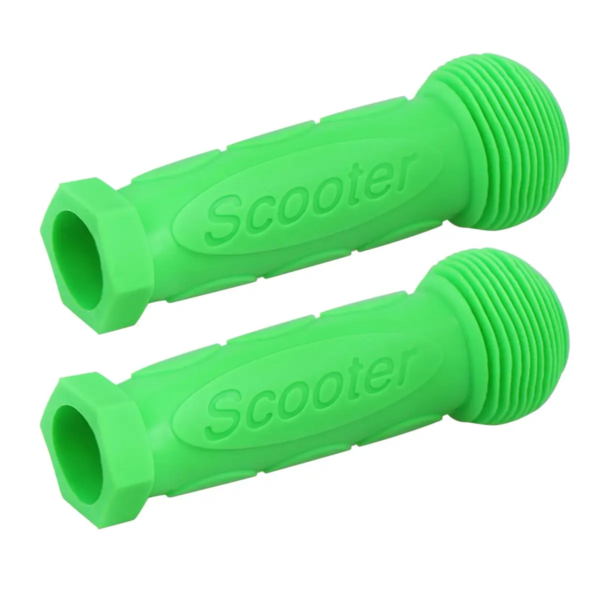 Gladeer Kids Scooter Handle Grips Replacement Handlebars for 2/3/4 Wheels Child Kick Scooters Bike Rocking Car, 2-Pack (Green) - main product image