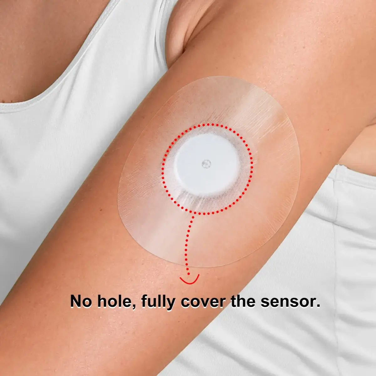 HONYOU Libre Sensor Covers 60 Pack Pink | Waterproof & Breathable Adhesive Patches for Libre 2/3 Sensors - view 2