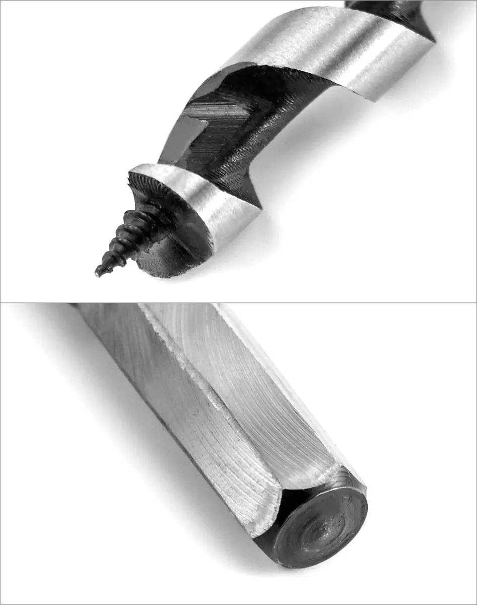 QWORK Auger Drill Bit for Wood 3/8 Inch Diameter 12 Inch Length | High-Strength Carbon Steel for Precise Drilling - view 5