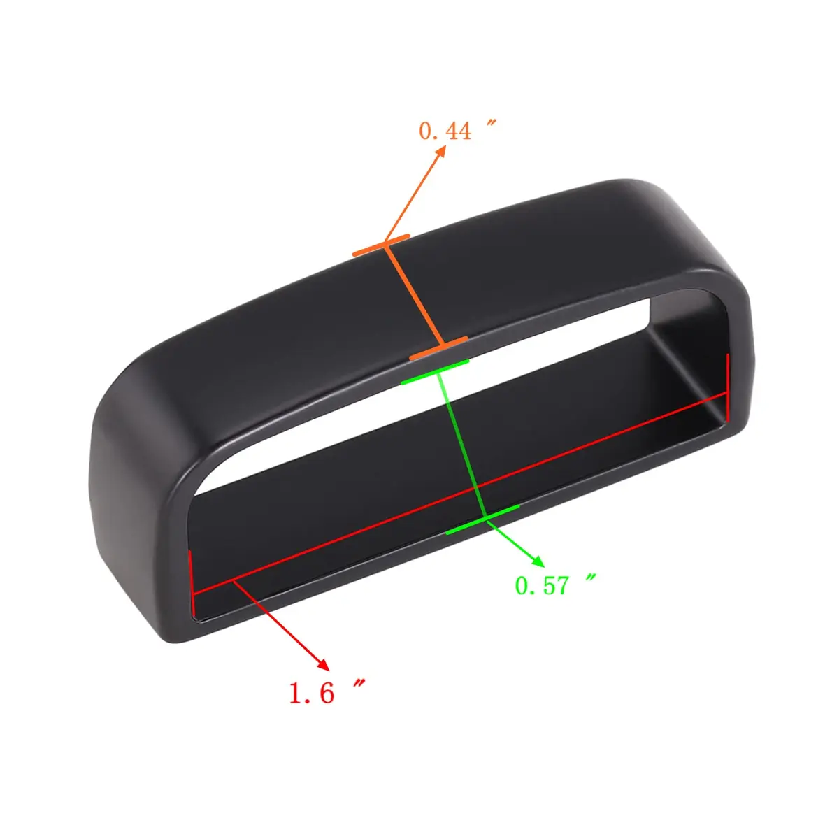 DJCAIZYY Black Belt Loop Keeper 38mm-40mm (1.5") | Alloy Steel, Classic Style - view 2