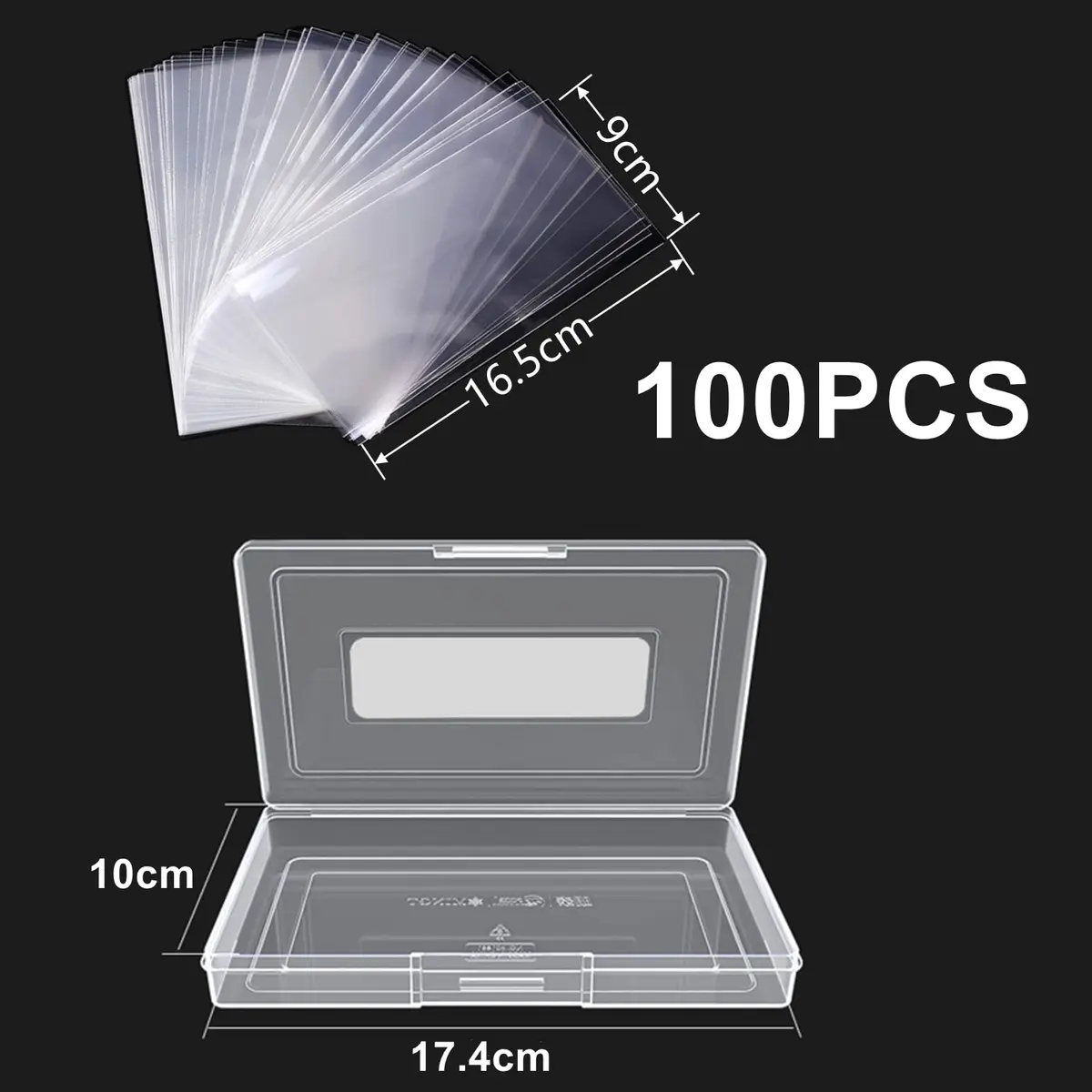 MUDOR Dollar Bill Holders for Collectors, 100 Pack Paper Money Sleeves | Clear PP Material, Currency Banknotes Protector Holder with Storage Case - view 2
