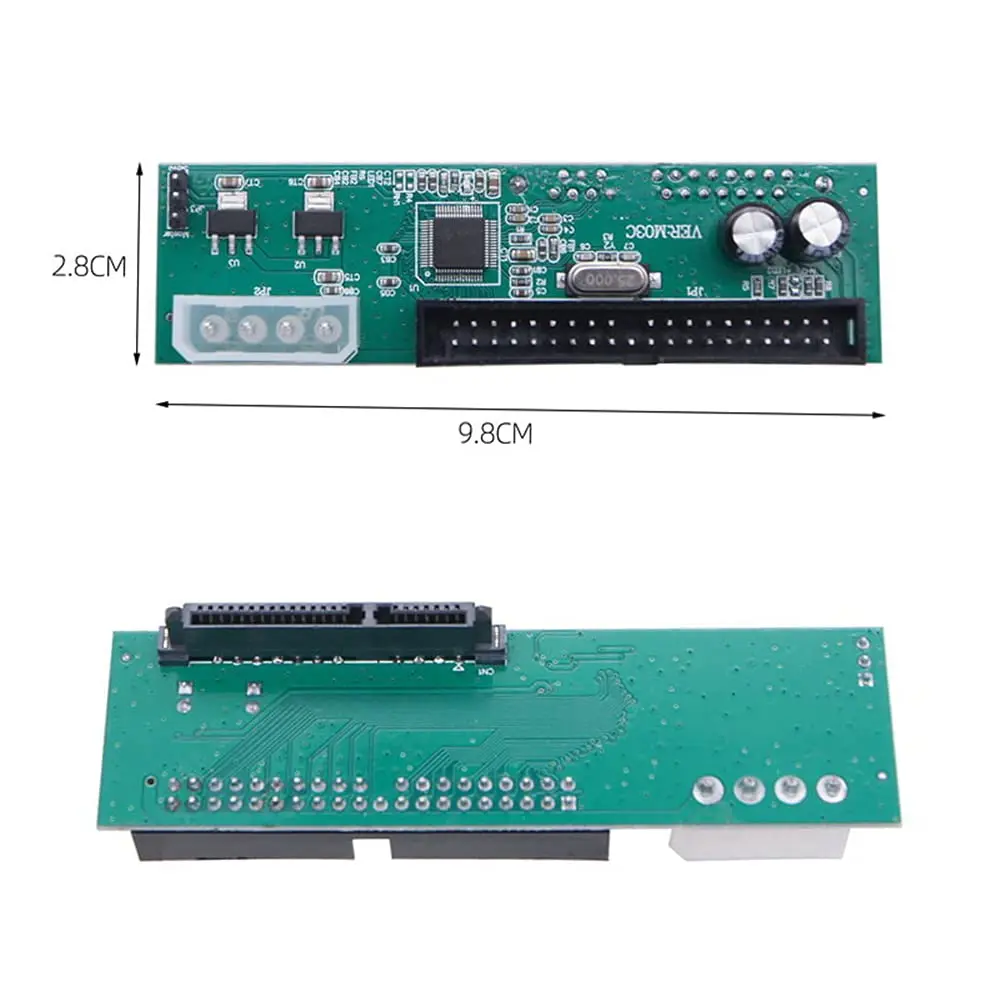 NFHK SATA Disk to IDE/PATA 40Pin Motherboard Converter Adapter PCBA for Desktop & 2.5 3.5" Hard Disk Drive | Supports IDE 66/100/133MB/s - view 8