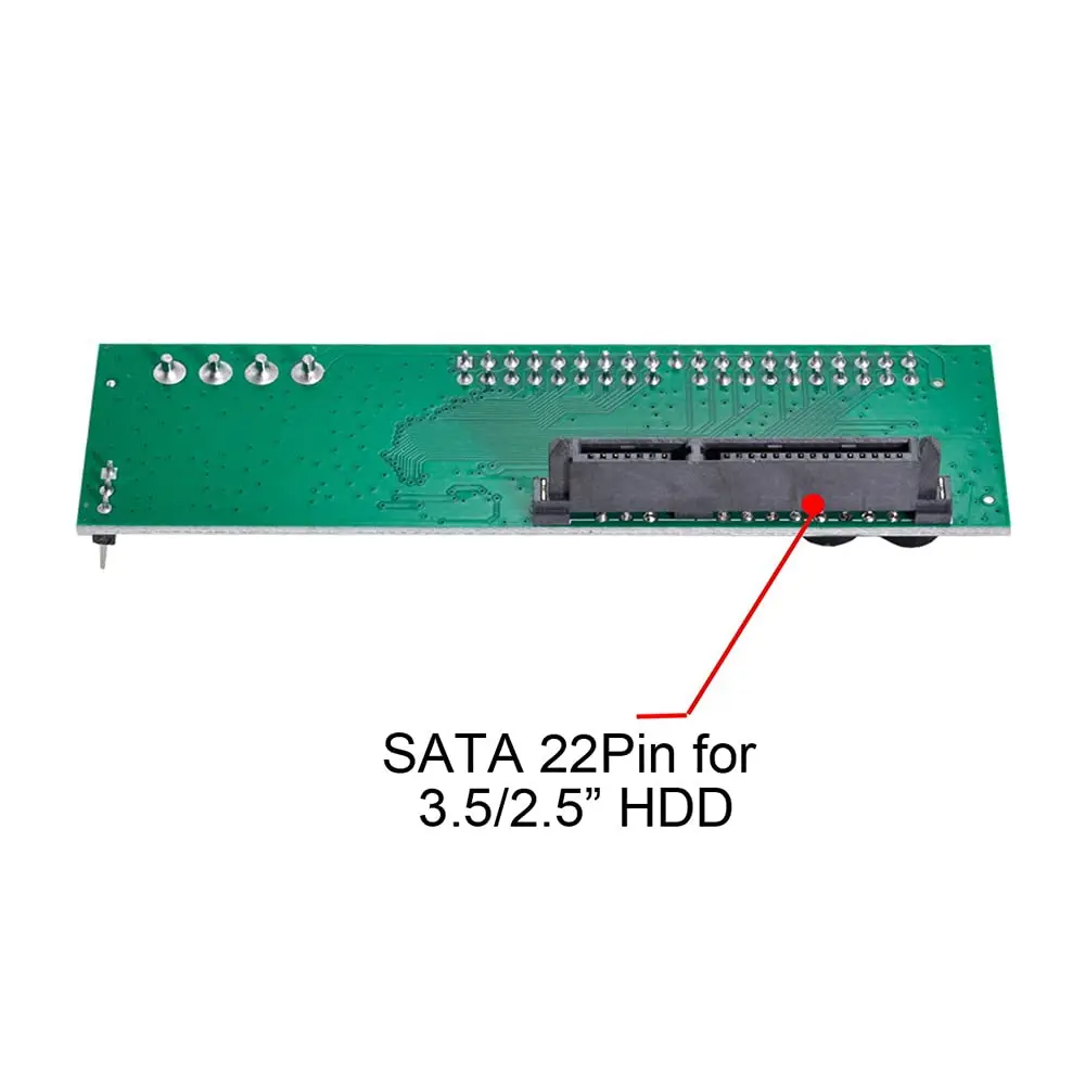 NFHK SATA Disk to IDE/PATA 40Pin Motherboard Converter Adapter PCBA for Desktop & 2.5 3.5" Hard Disk Drive | Supports IDE 66/100/133MB/s - view 9