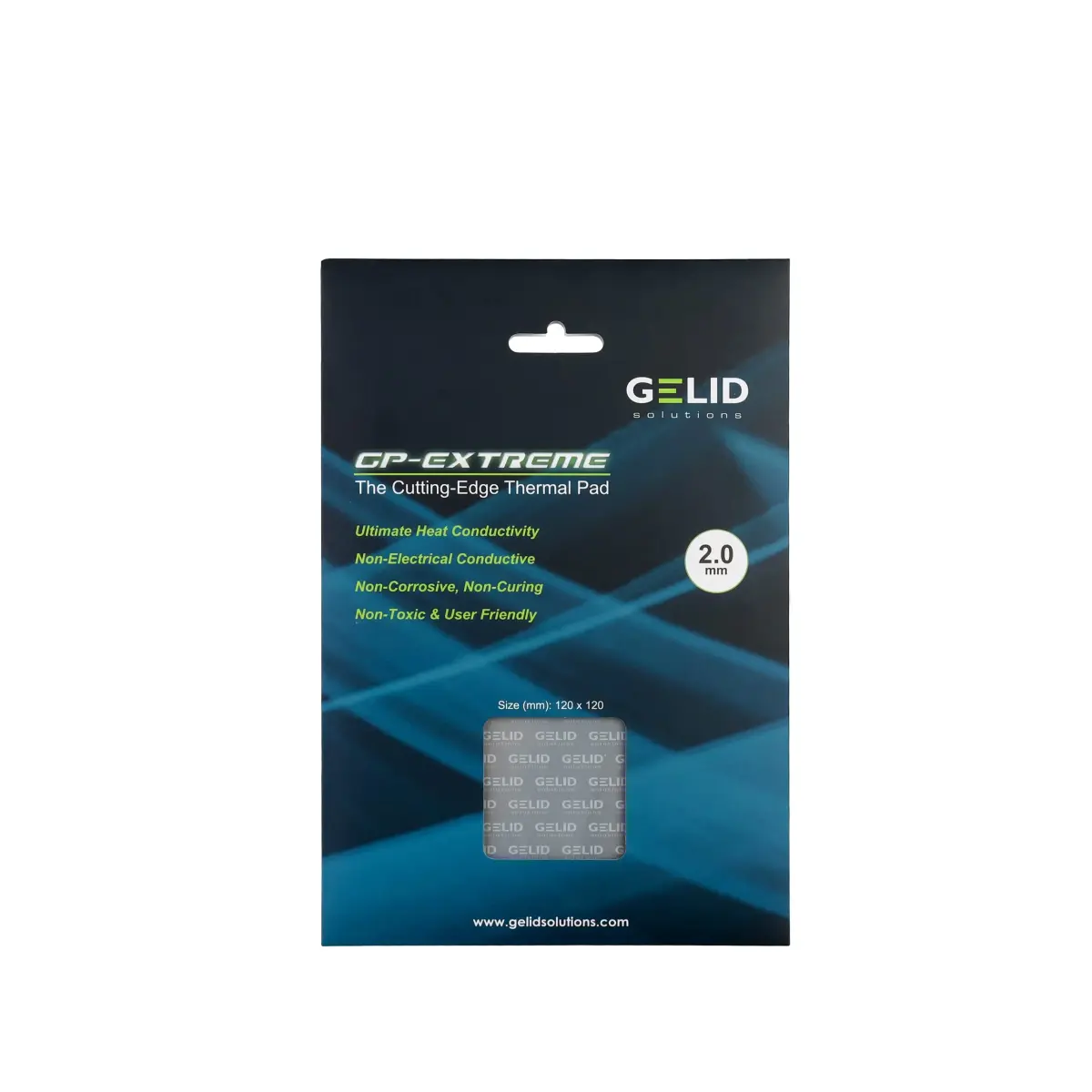 Gelid Solutions GP-Extreme Thermal Pad 120x120x2.0mm | 12W/mK High Conductivity for GPUs, CPUs, SSDs - view 7