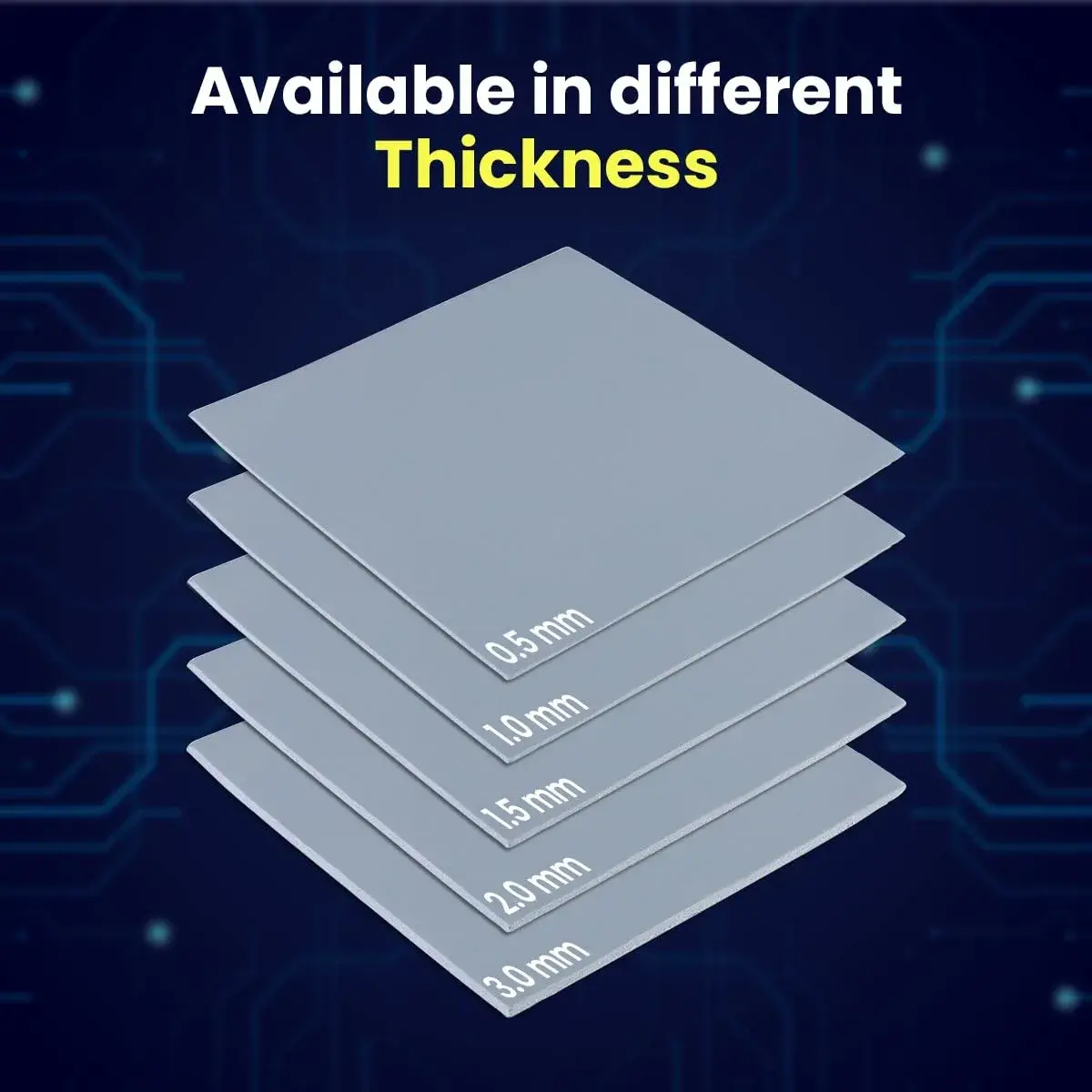 Gelid Solutions GP-Extreme Thermal Pad 120x120x2.0mm | 12W/mK High Conductivity for GPUs, CPUs, SSDs - view 3