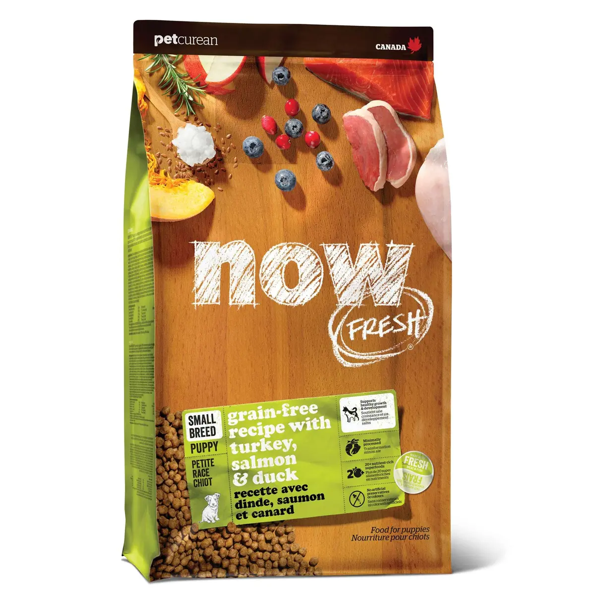 Now Fresh Grain-Free Small Breed Puppy Food with Turkey, Salmon & Duck | Supports Growth & Digestion in India - main product image