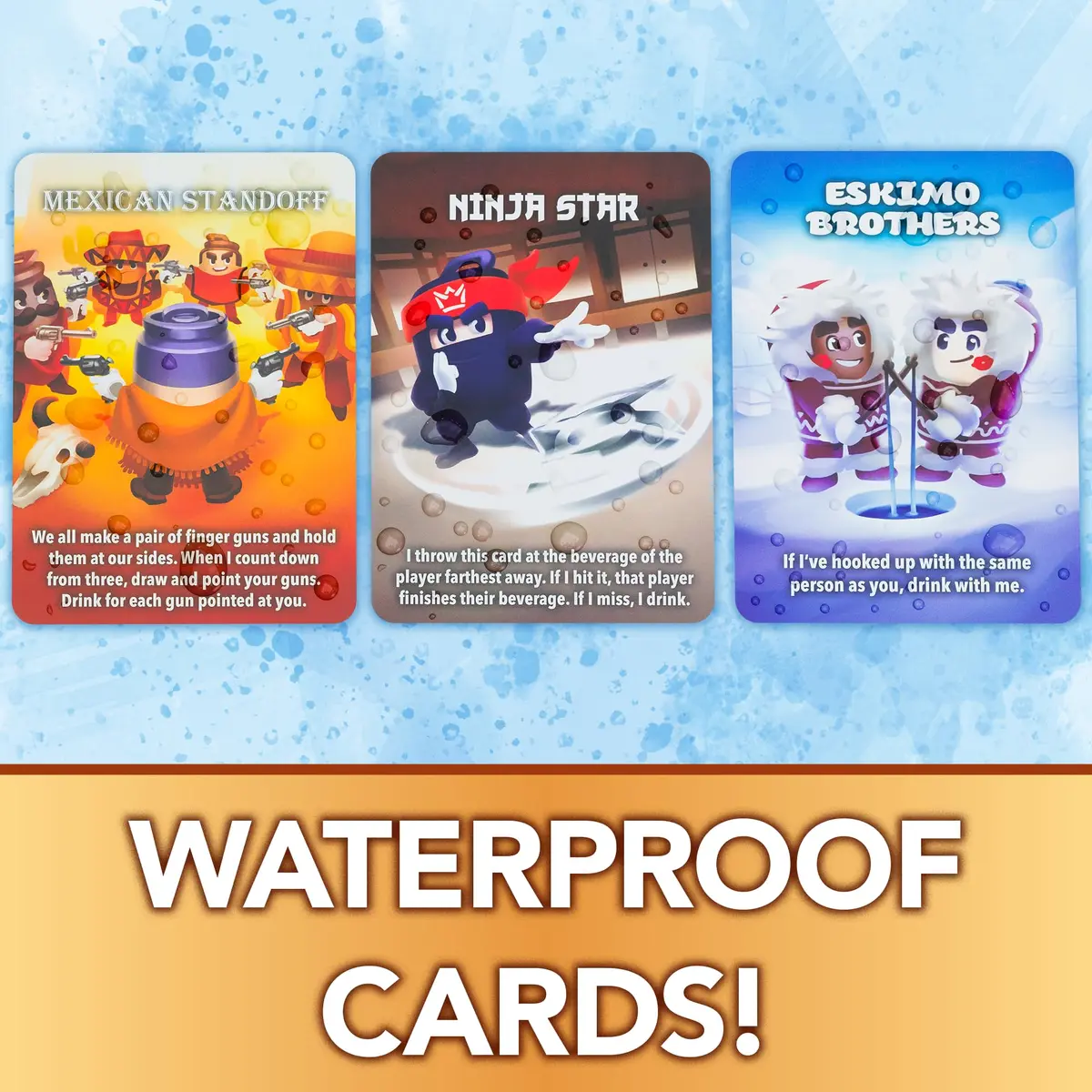 Lost Boy Entertainment King's Cup Extreme - Party Game, Waterproof Plastic Cards | Instant Play, Reusable - view 2