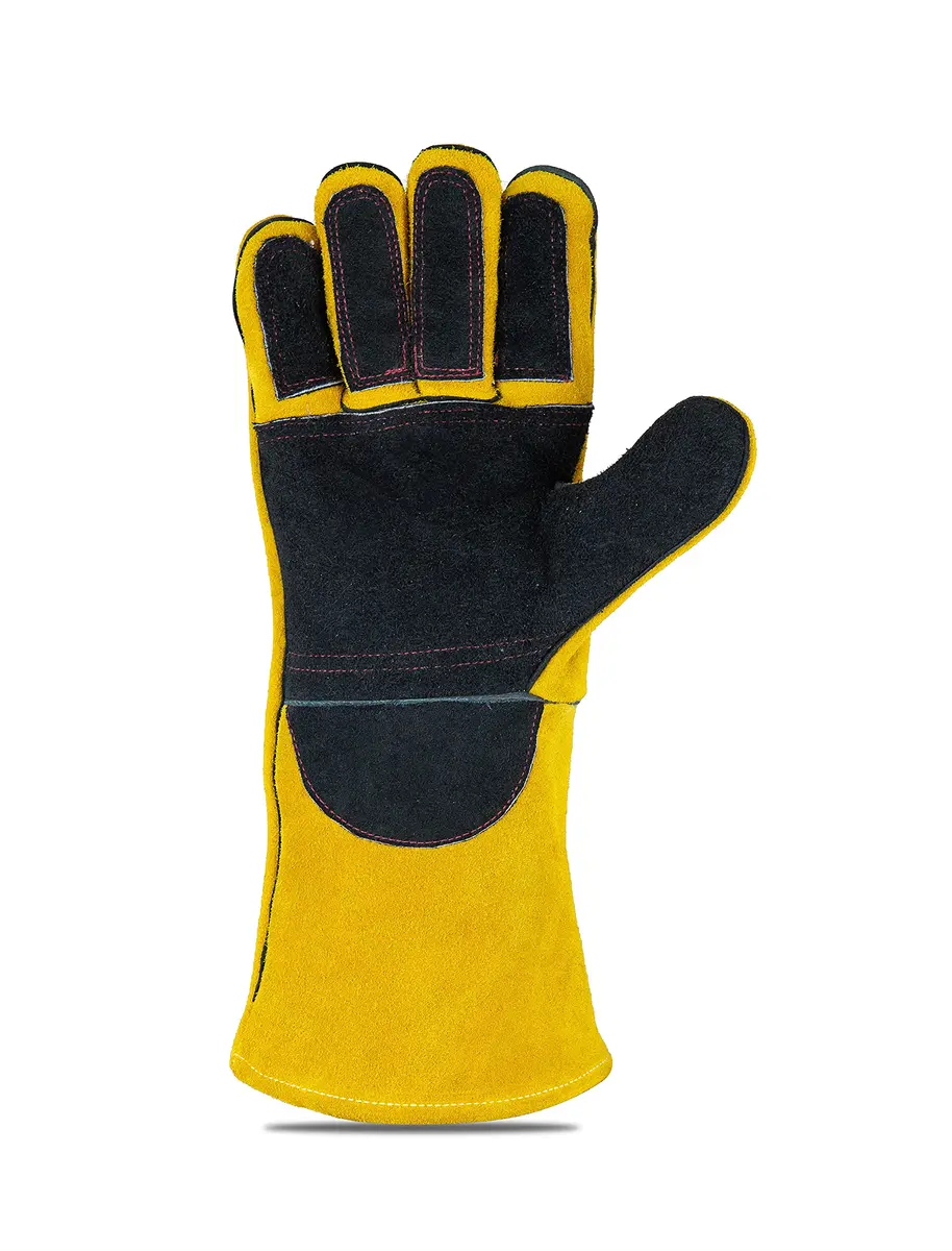 SpecxArmor® SPX-2008L Heavy Duty Welding Gloves 14in | Flame & Heat Resistant - main product image