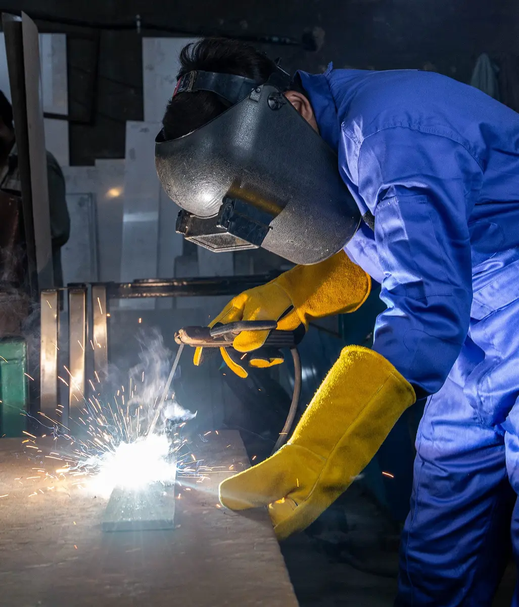 SpecxArmor SPX-2008L Welding Glove Large | Heat & Flame Resistant 932°F, Kevlar Stitching - view 7