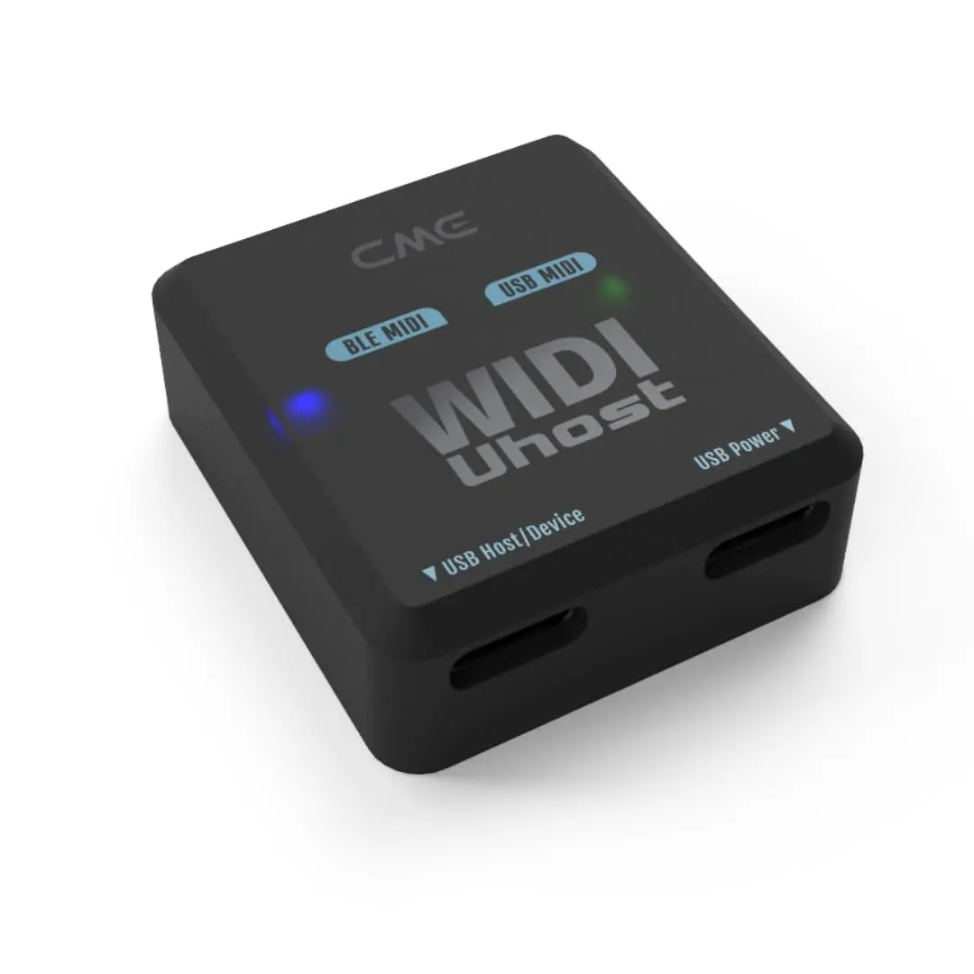 CME WIDI Uhost Premium Bluetooth MIDI Interface & USB Host | Wireless MIDI Adapter for Studio & Stage - main product image