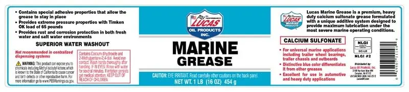 Lucas Oil Marine Grease 454 g (16 oz) | Extreme Pressure Lubricant for Marine Applications - view 2