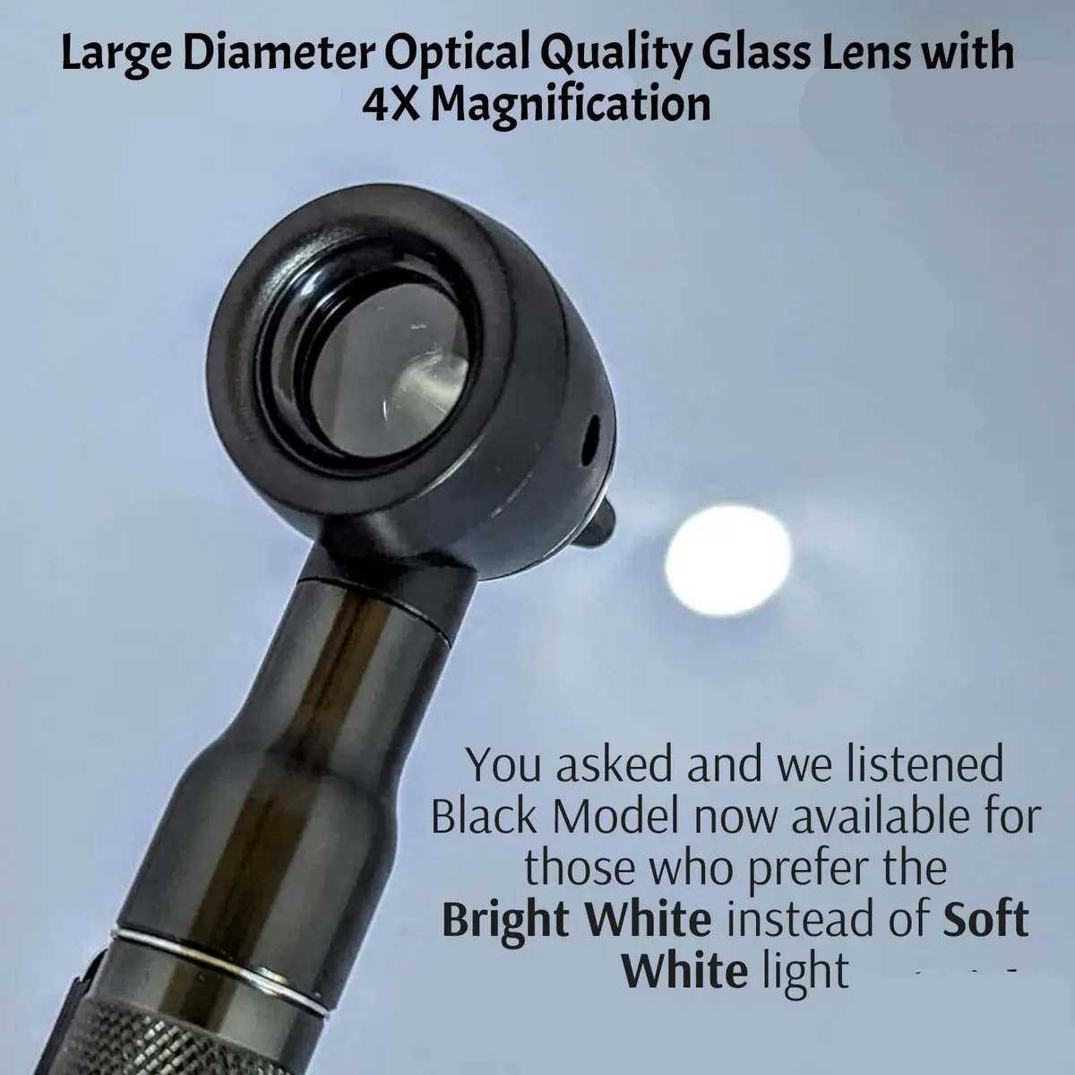 Doctor Mom LED Pocket Pro Otoscope Black | 4X Magnification, Adult & Pediatric Specula Included - view 6