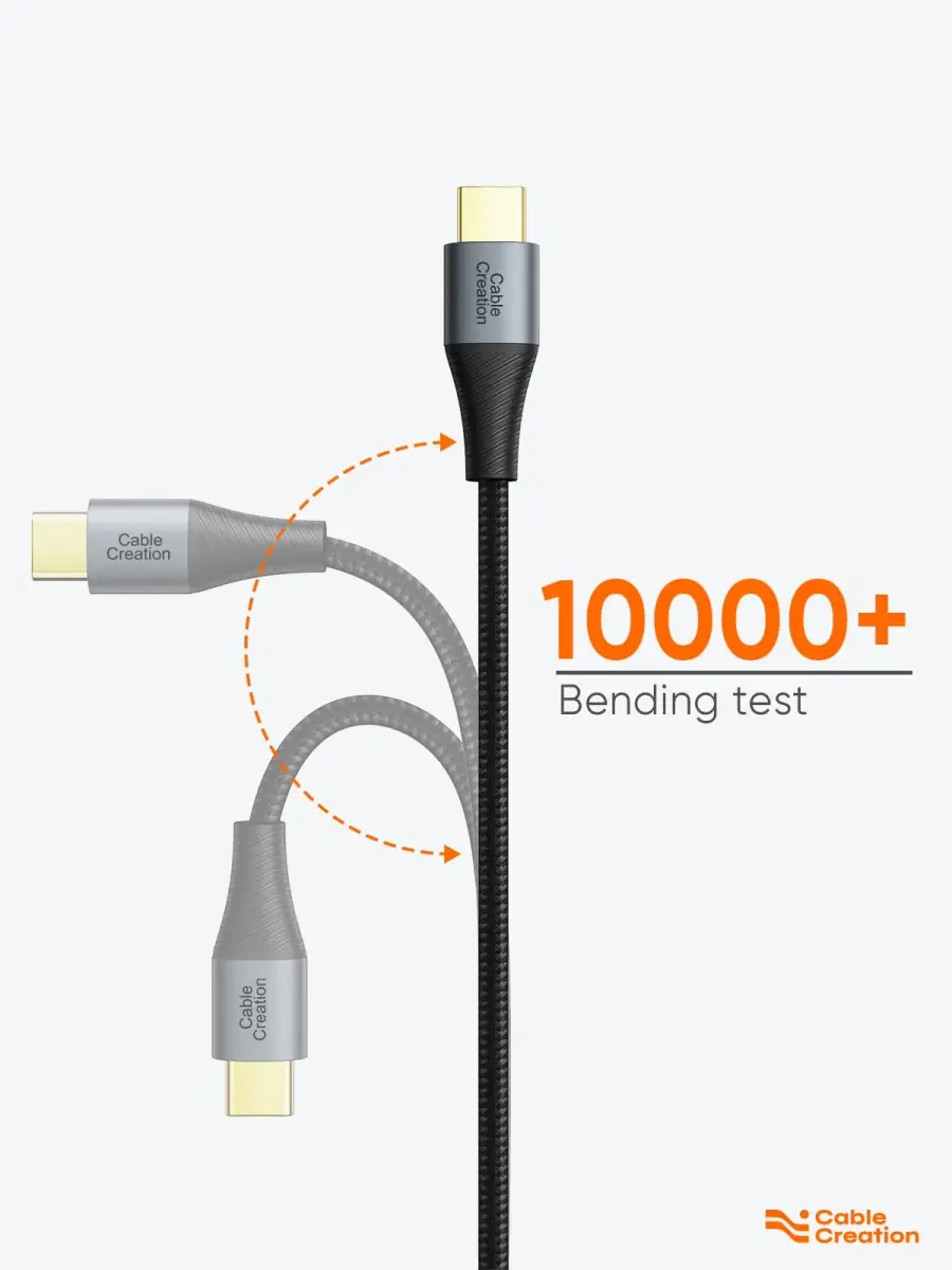 CableCreation Short USB A to USB C Cable 0.8ft (0.2m) | Braided Charger Cord for Fast Charging & Data Sync - view 4