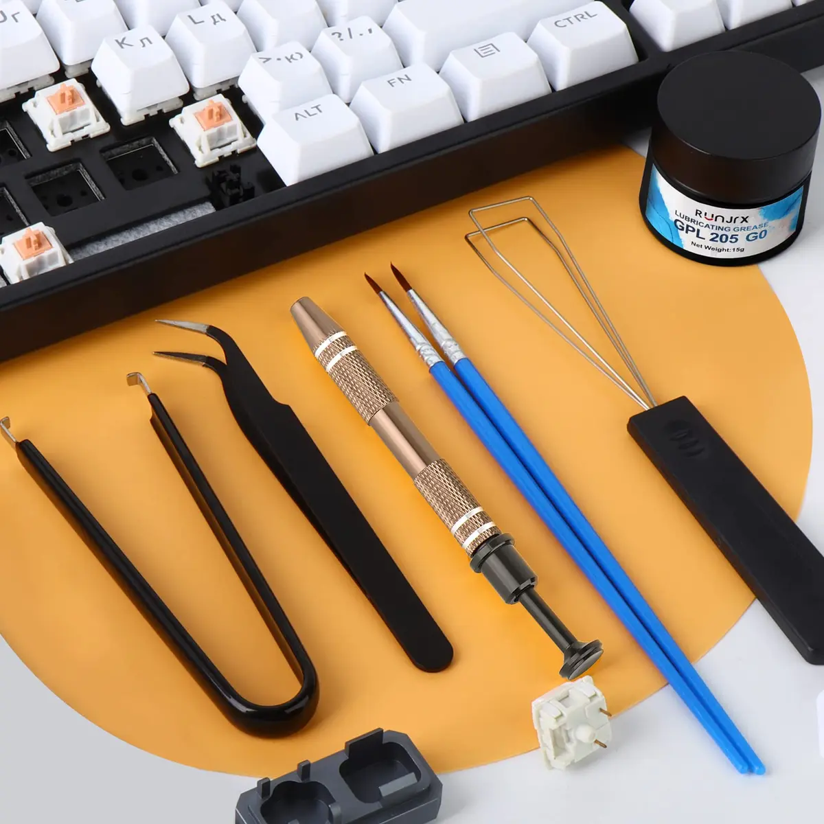 YIMAGUJRX Keyboard Lube Kit GPL 205G0 15g | Mechanical Keyboard Switch Lubrication & Tools - view 7