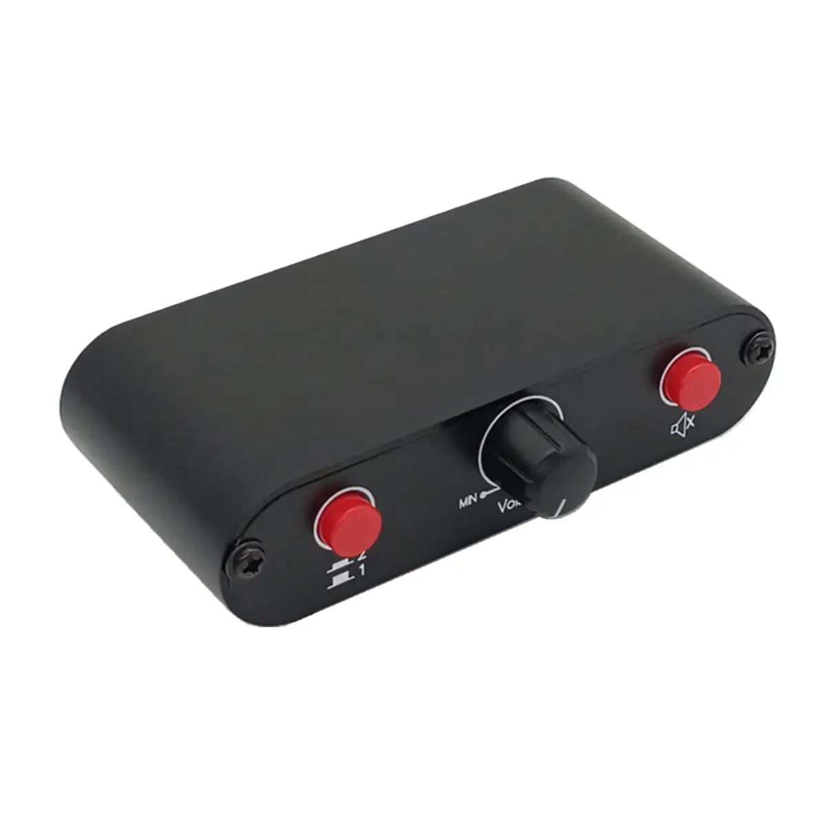 TENEALAY 2-Way RCA Stereo Audio Switch Input Signal Source Switcher Selector Splitter Box (2 in 1 Out / 1 in 2 Out) | Supports Volume Control & Mute - view 3