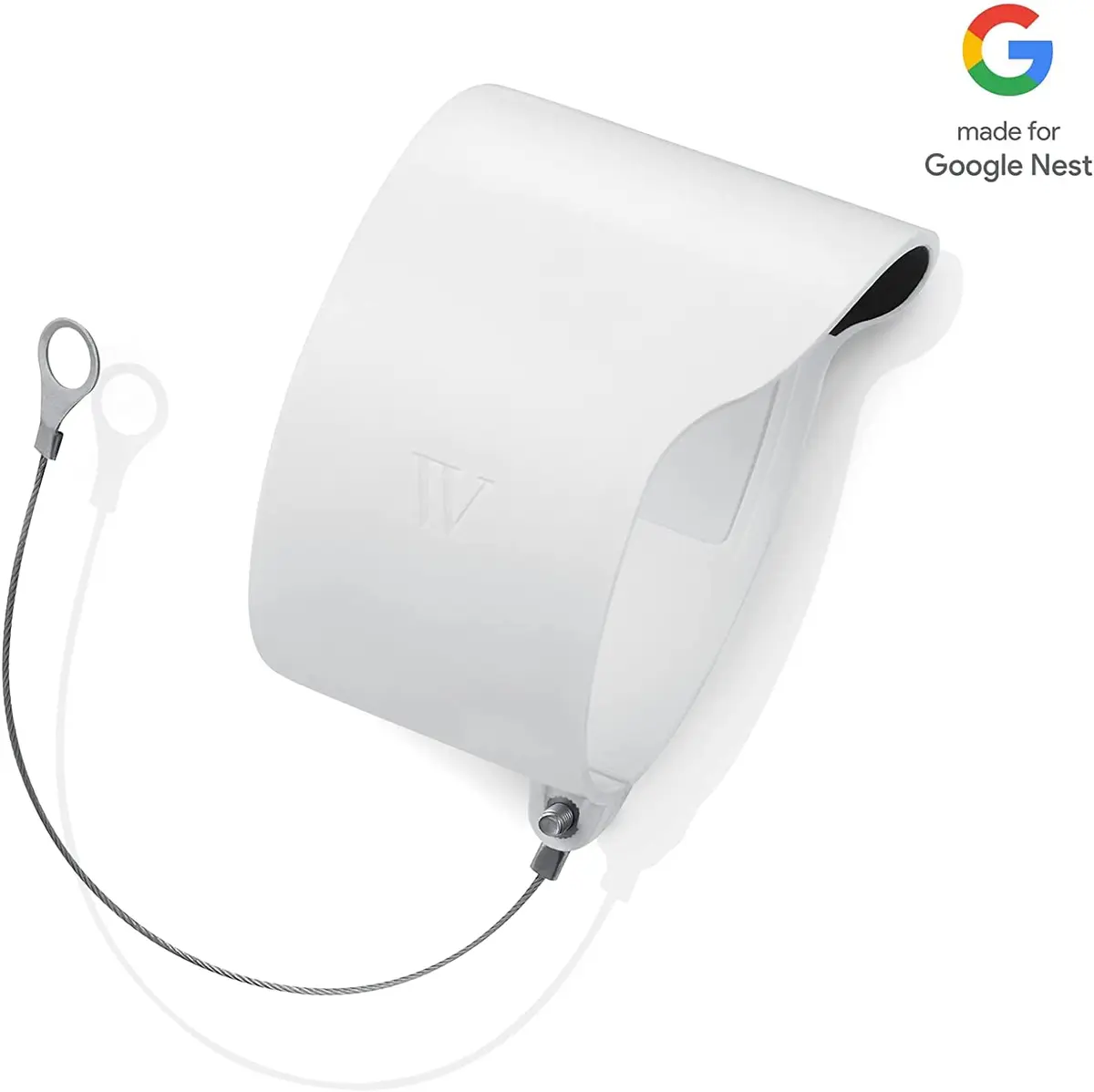 Wasserstein Anti-Theft Mount for Google Nest Cam (Battery) - White | Secure Outdoor Camera Mount - view 2
