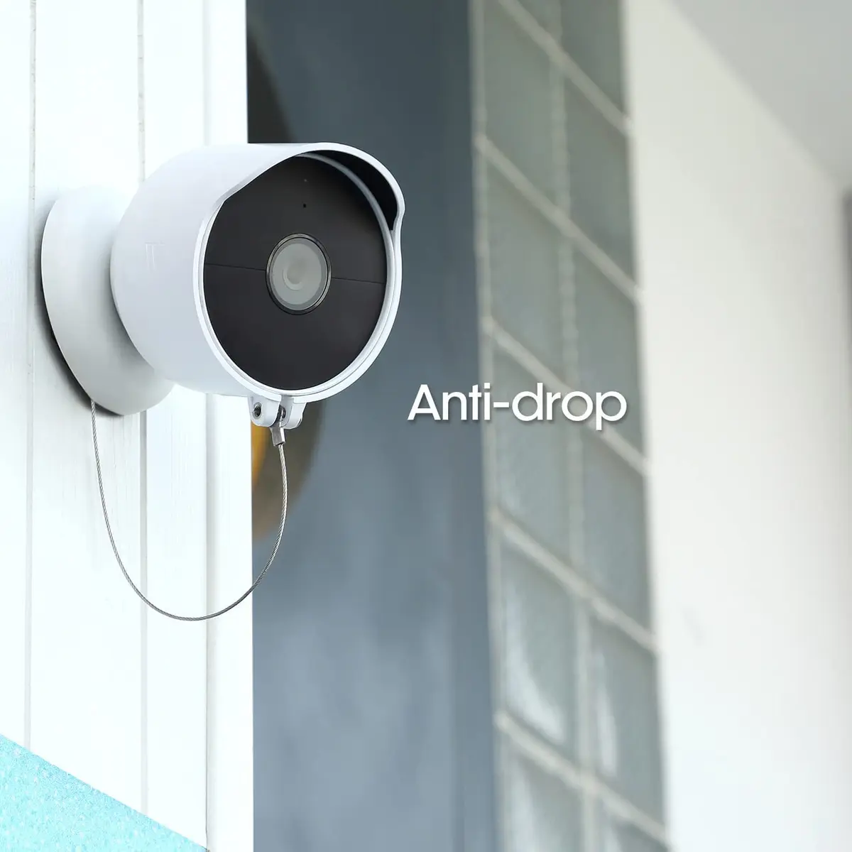 Wasserstein Anti-Theft Mount for Google Nest Cam (Battery) - White | Secure Outdoor Camera Mount - view 3