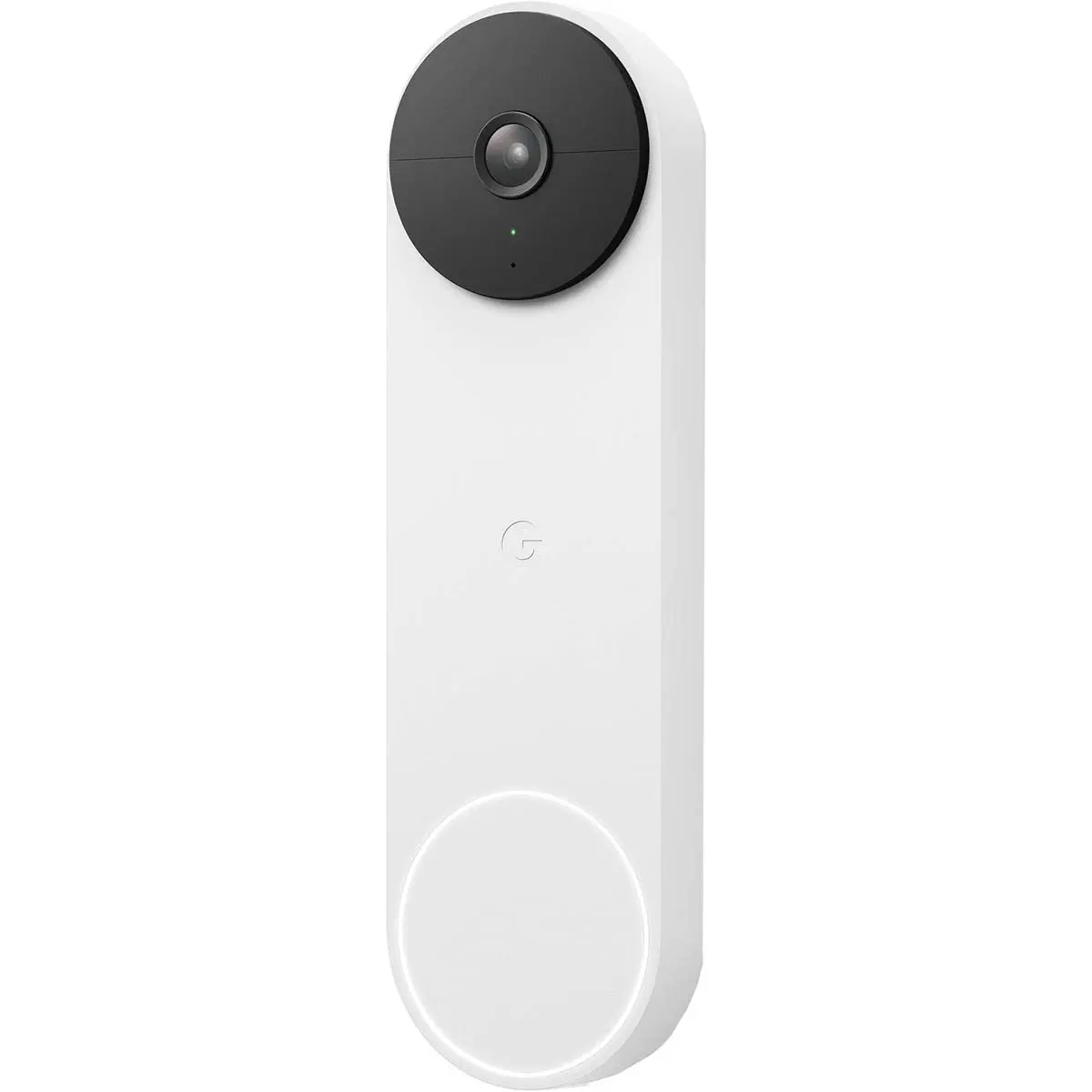 Google Nest Doorbell (Battery) - Snow | Wireless Video Doorbell with Night Vision - main product image