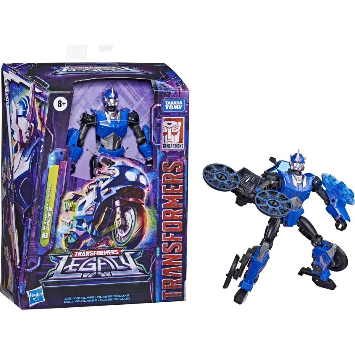Transformers Toys Generations Legacy Deluxe Prime Universe Arcee Action Figure | 5.5-inch Kids Ages 8+ - view 4