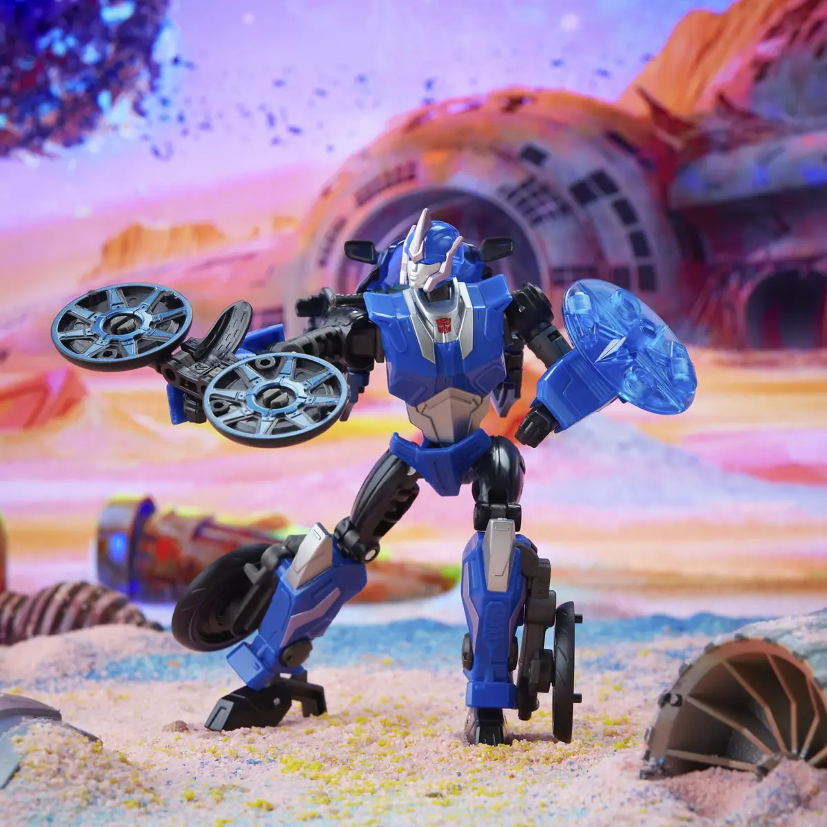 Transformers Toys Generations Legacy Deluxe Prime Universe Arcee Action Figure | 5.5-inch Kids Ages 8+ - view 2